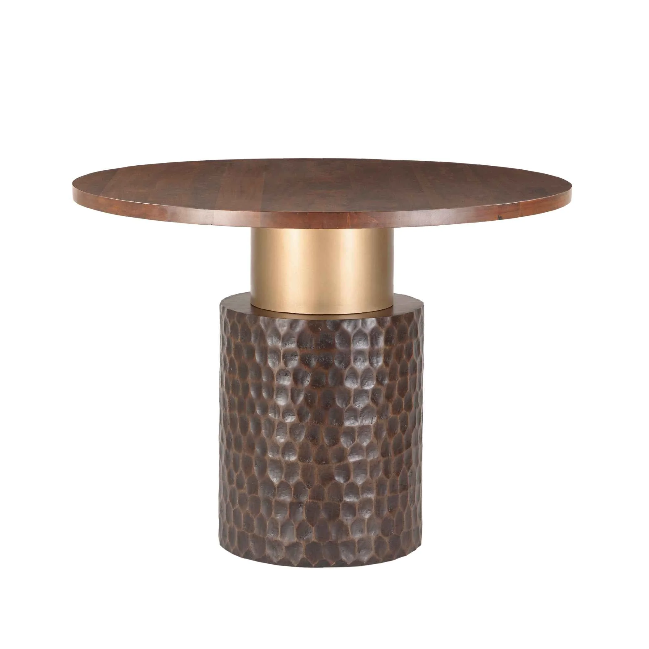 Santa Cruz 48" Round Gathering Table in Two Tone - Image 4