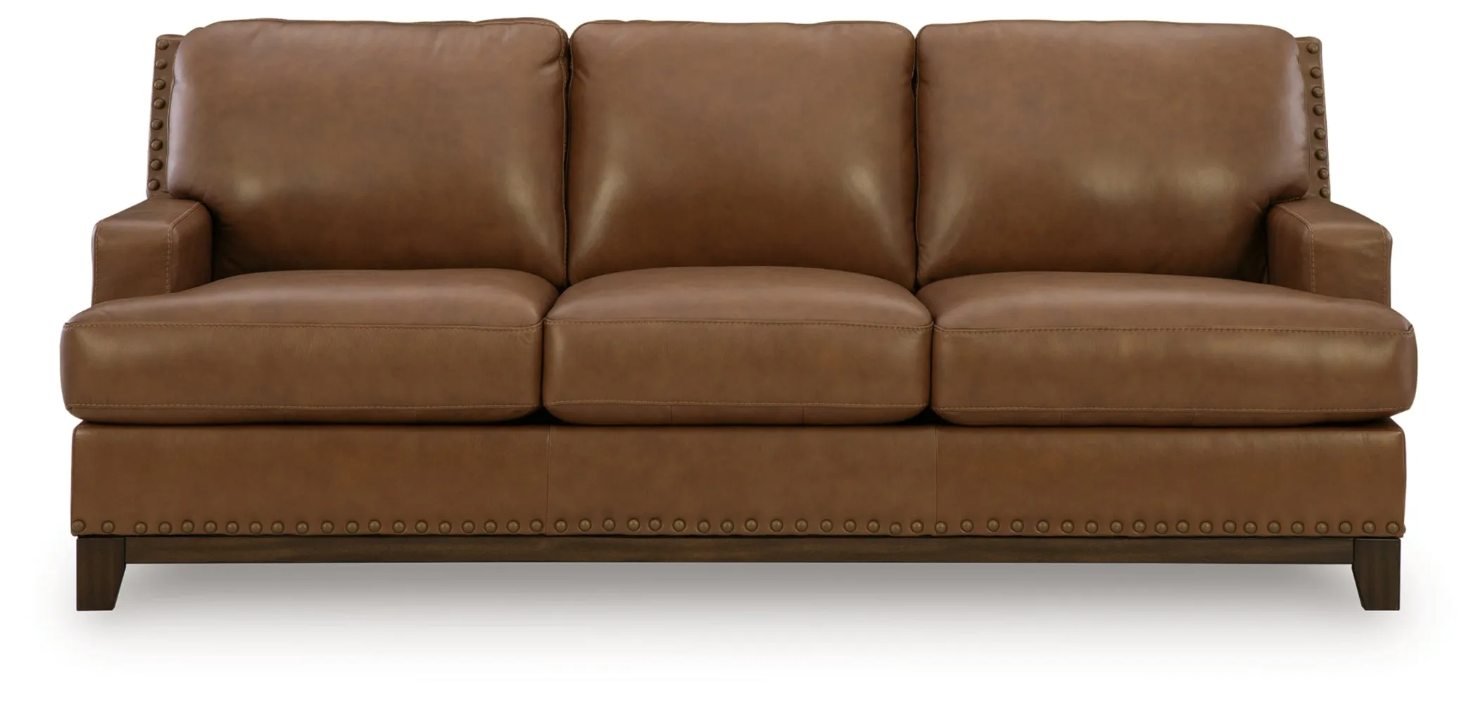 Saonara Amber Genuine Leather Sofa and Loveseat - Image 6
