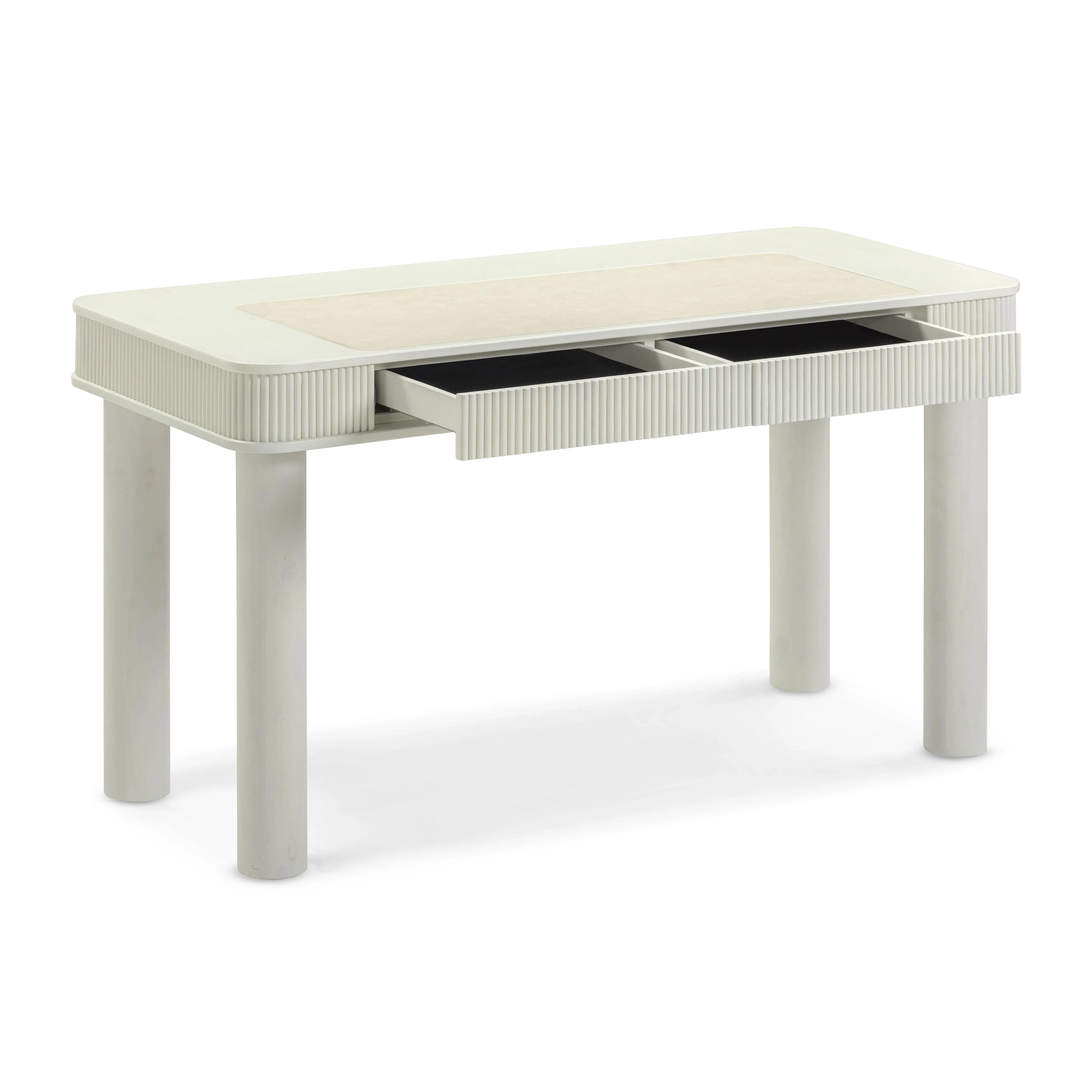 Sarah Cream Executive Work Desk - Image 3