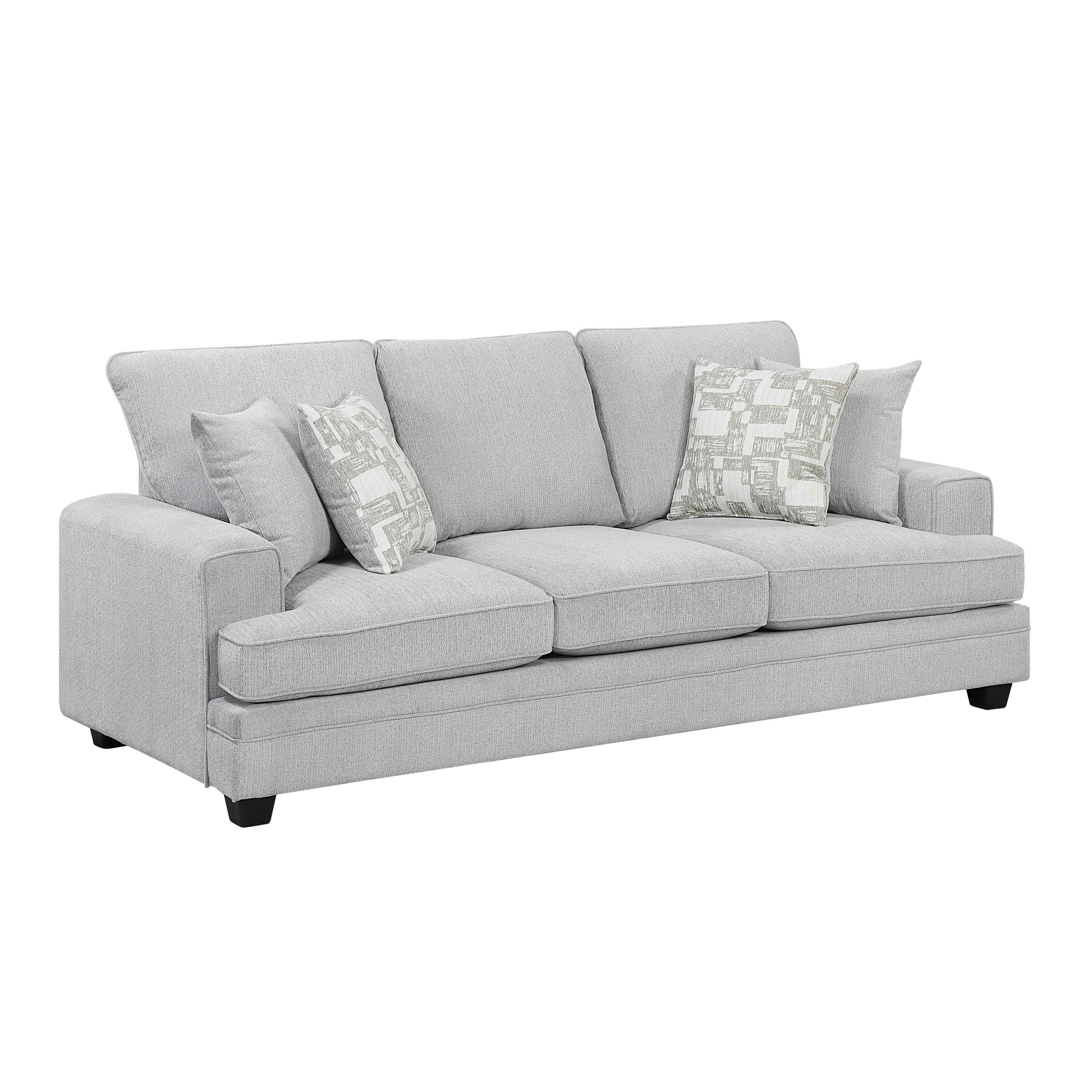 Sarah Stone Gray Living Room Set - Image 3