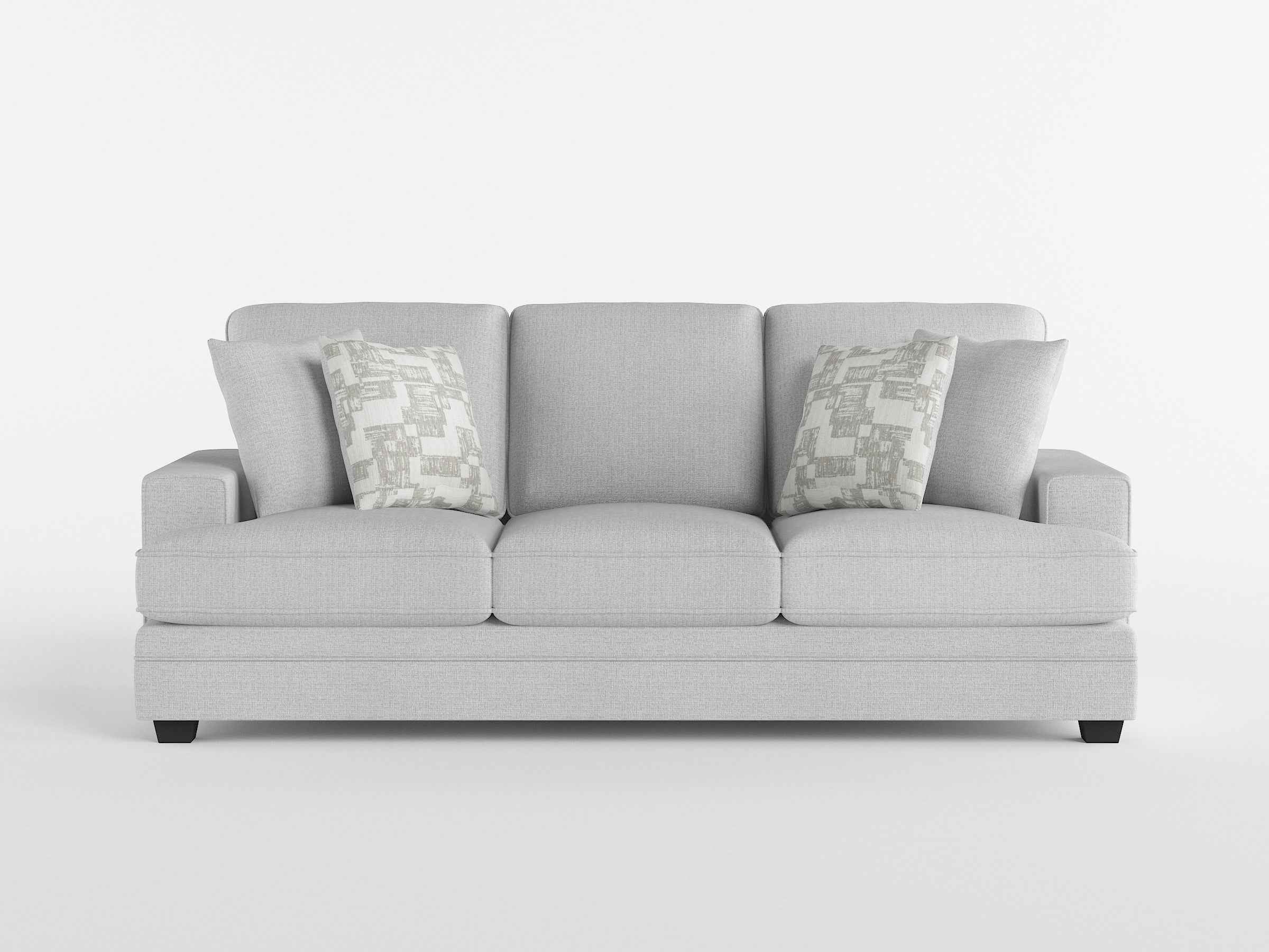 Sarah Stone Gray Sofa - Image 12