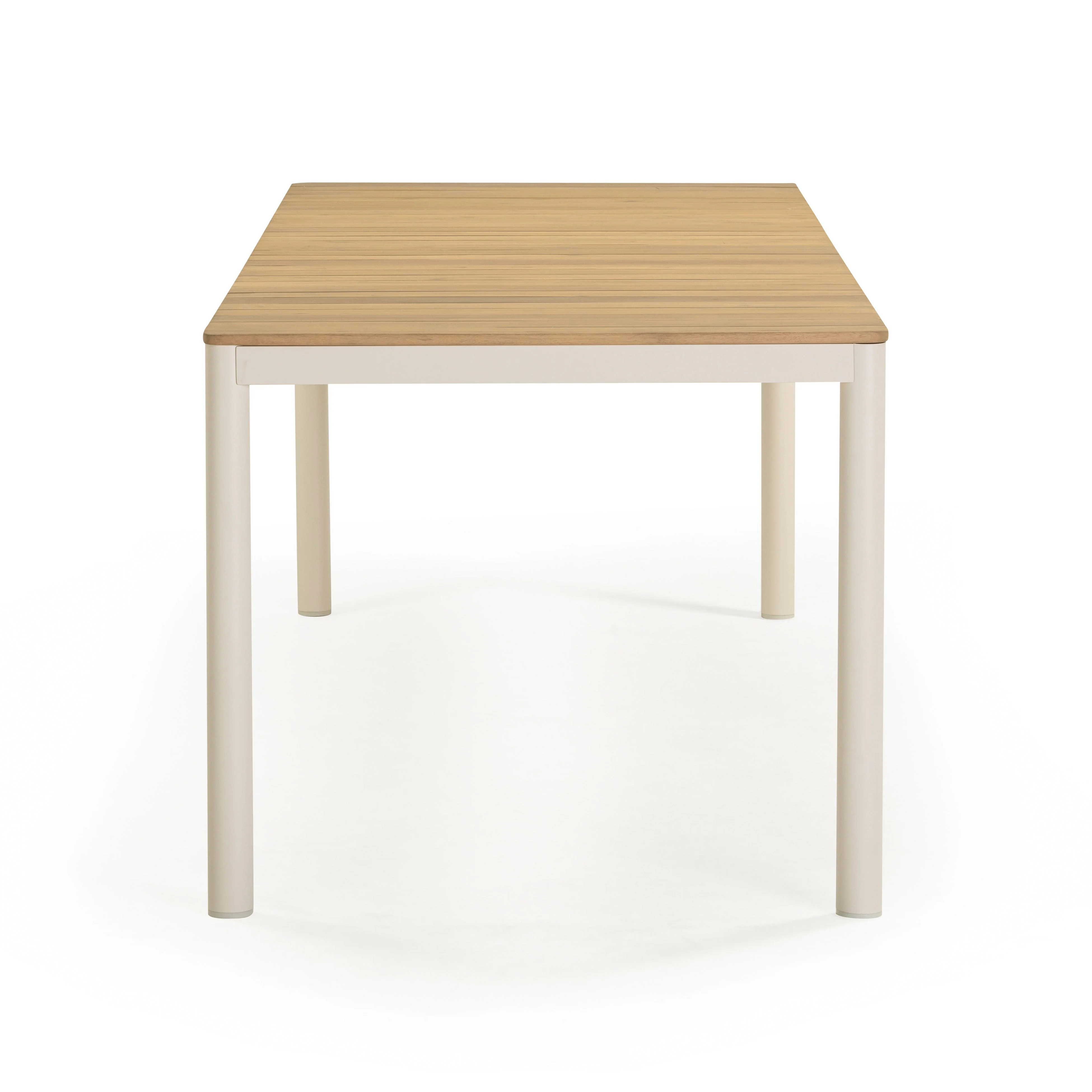 Sardinia Light Teak Outdoor Dining Table - Image 3