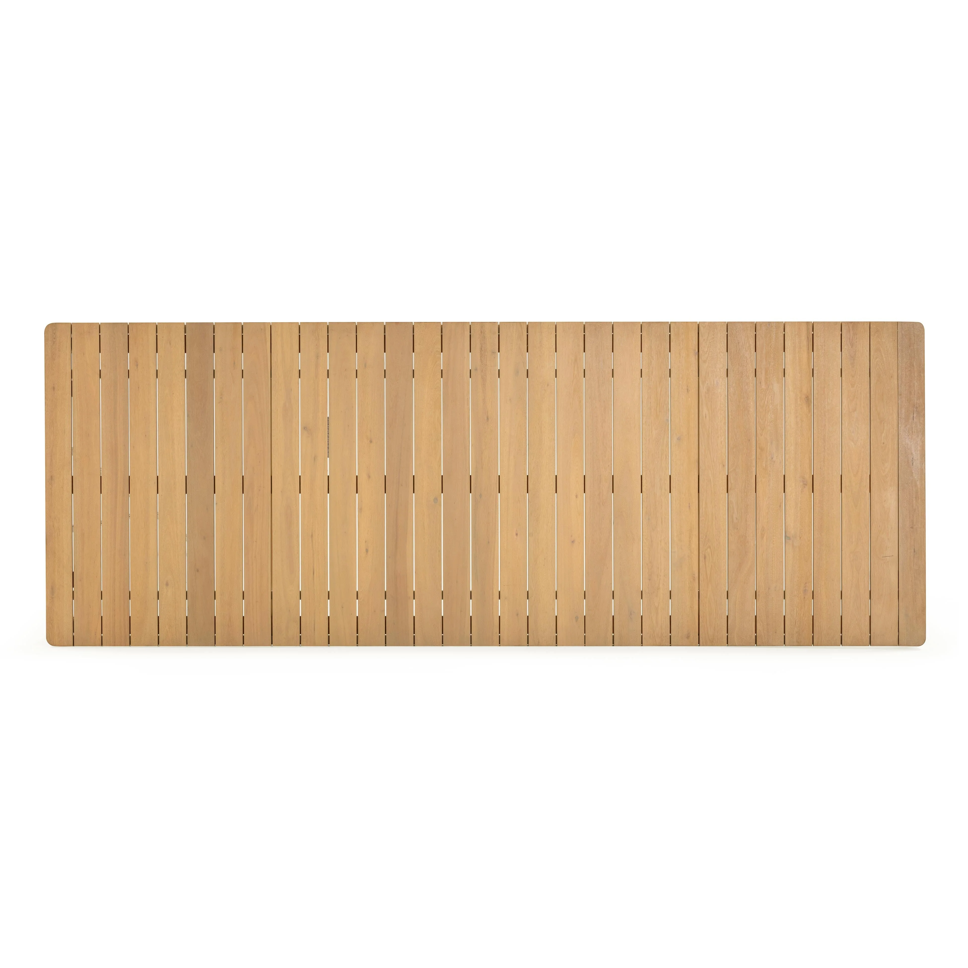 Sardinia Light Teak Outdoor Dining Table - Image 4