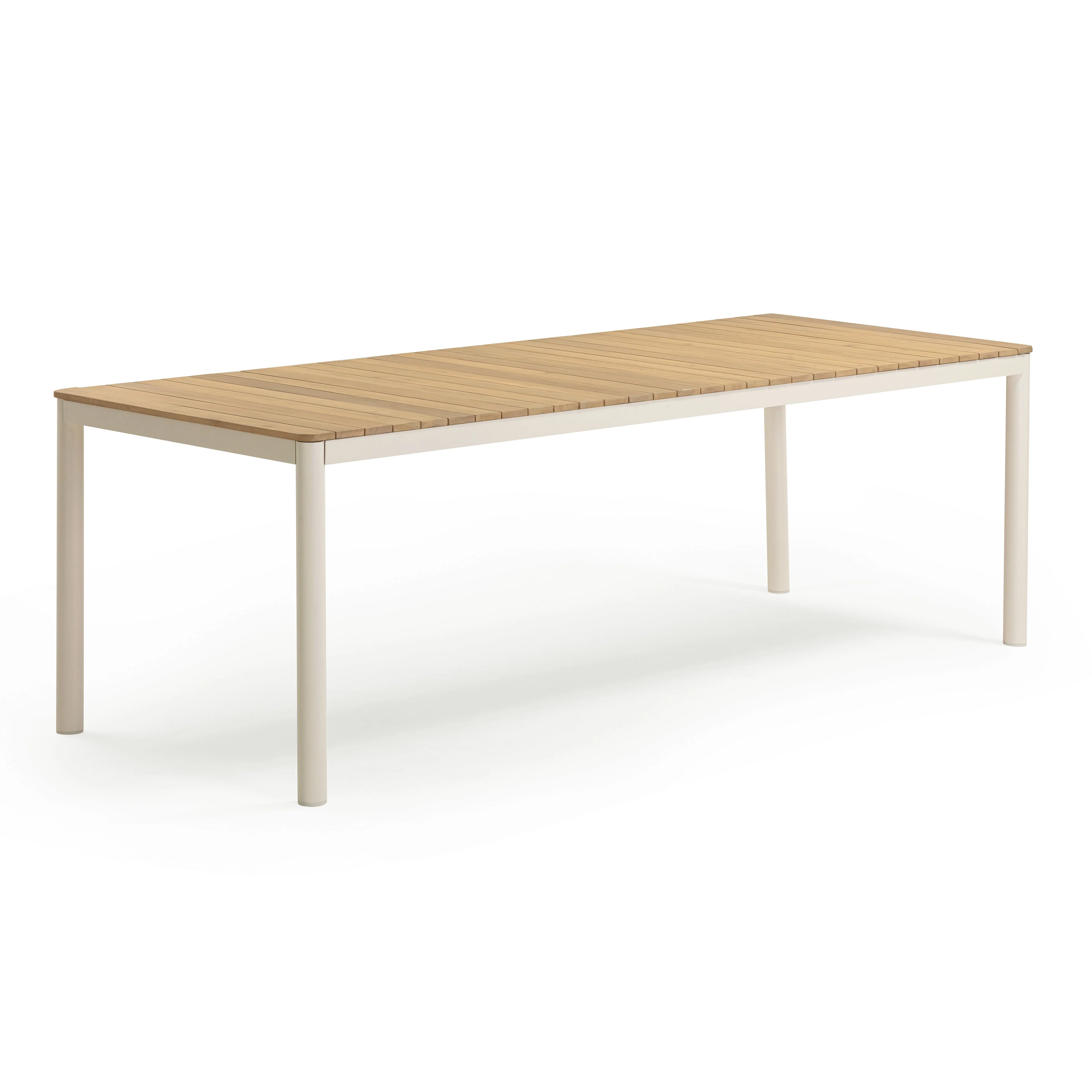Sardinia Light Teak Outdoor Dining Table - Image 7