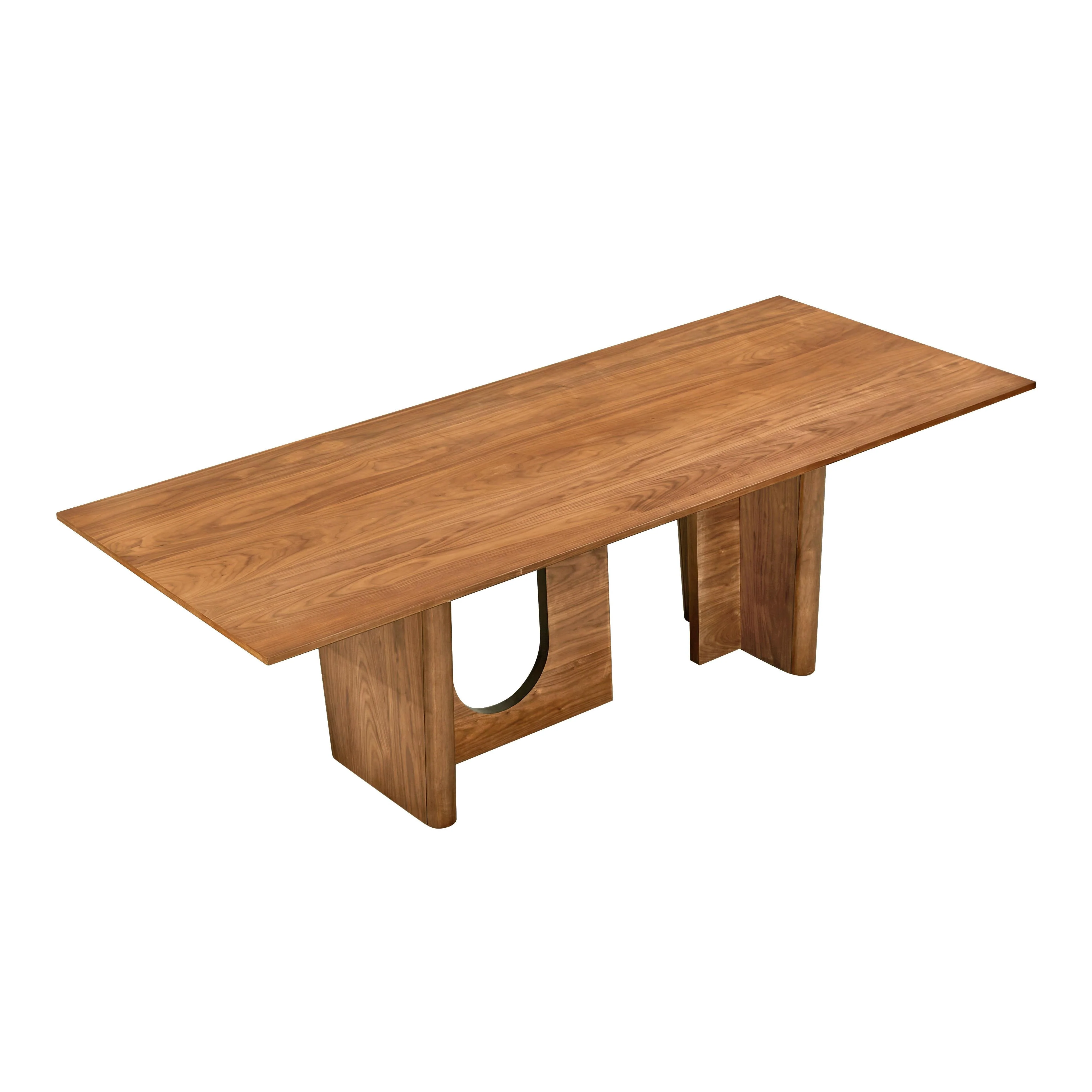 Satra Walnut Rectangular 92" Dining Table - Image 4
