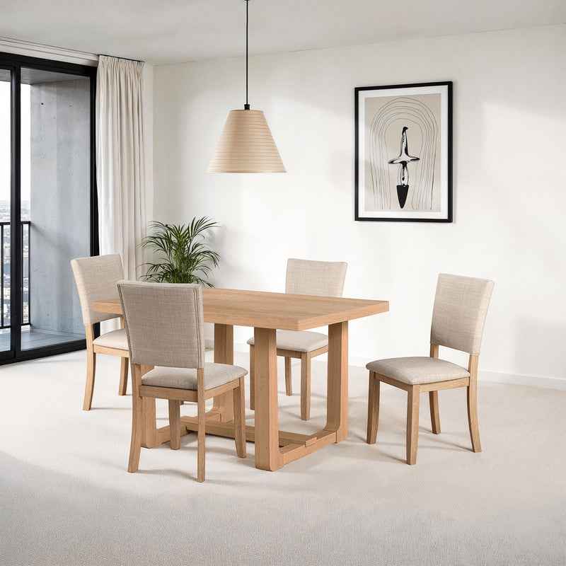 Sauro Natural Side Chair (Set of 4) - Image 2