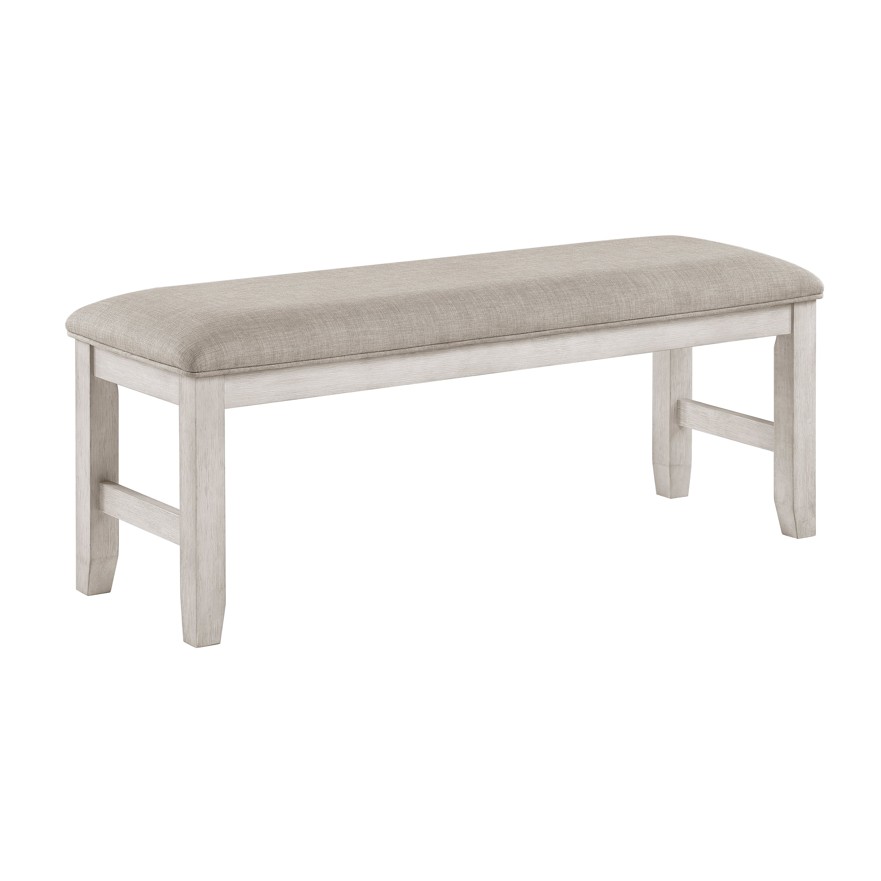 Savile Antique White/Light Gray 6-Piece Dining Set - Image 11