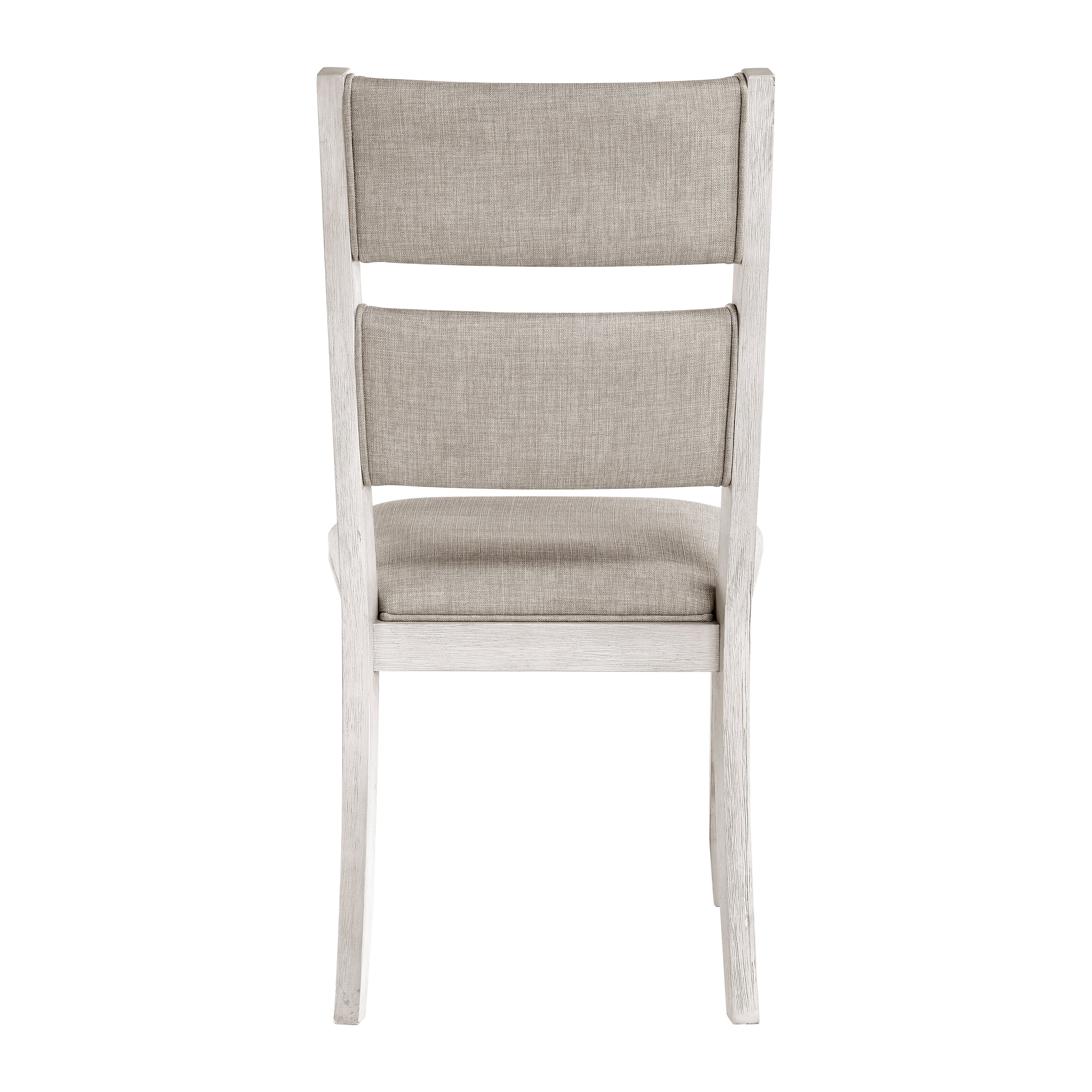 Savile Antique White/Light Gray 6-Piece Dining Set - Image 9