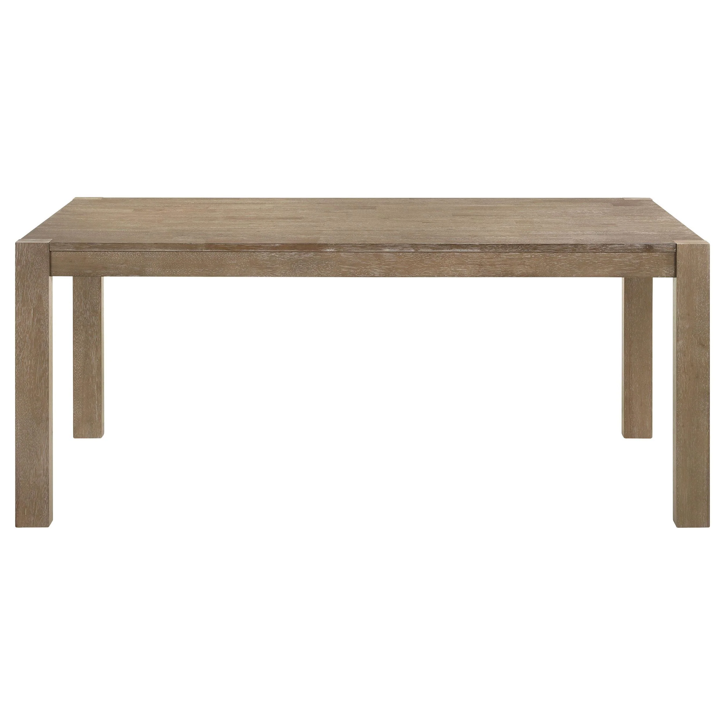 Scottsdale Brown Washed 6-Piece Rectangular Dining Set - Image 3