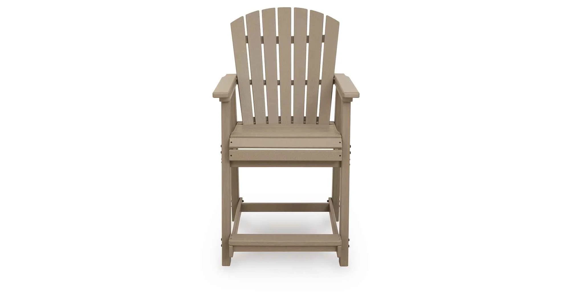 Seacliff Beach Medium Brown Outdoor Counter Height Bar Stool (Set of 2) - Image 10