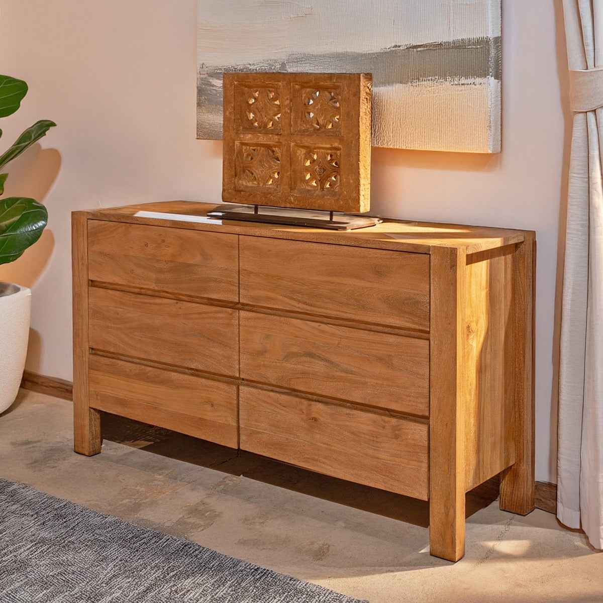Sedona 60" Dresser in Brushed Acacia - Image 13