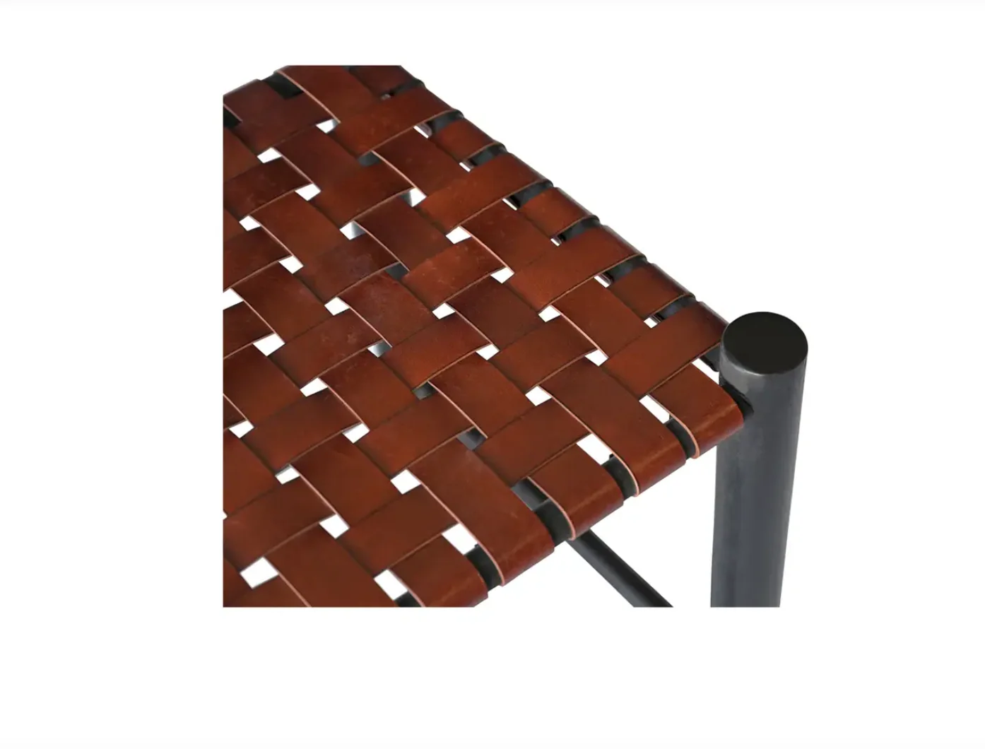Selby Stool - Burgundy - Image 4