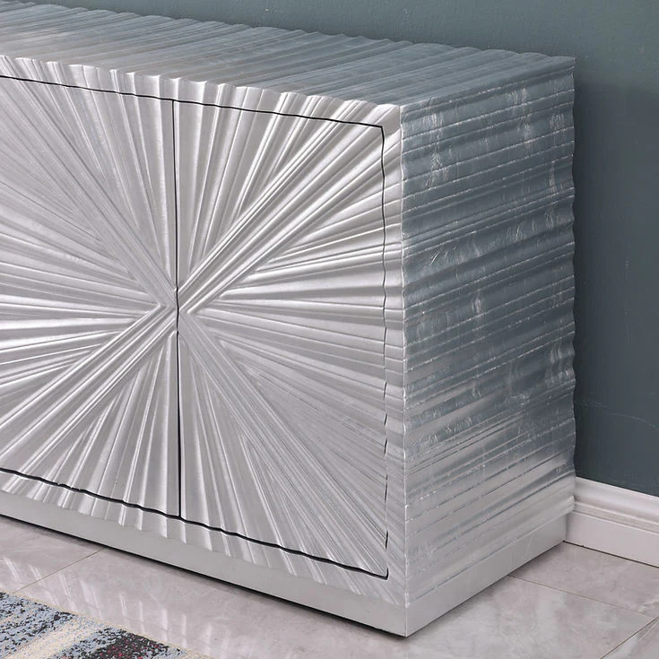 Selene Silver Leaf Console Table - Image 3
