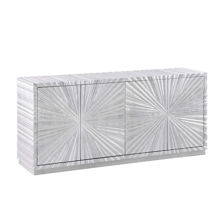 Selene Silver Leaf Console Table - Image 7