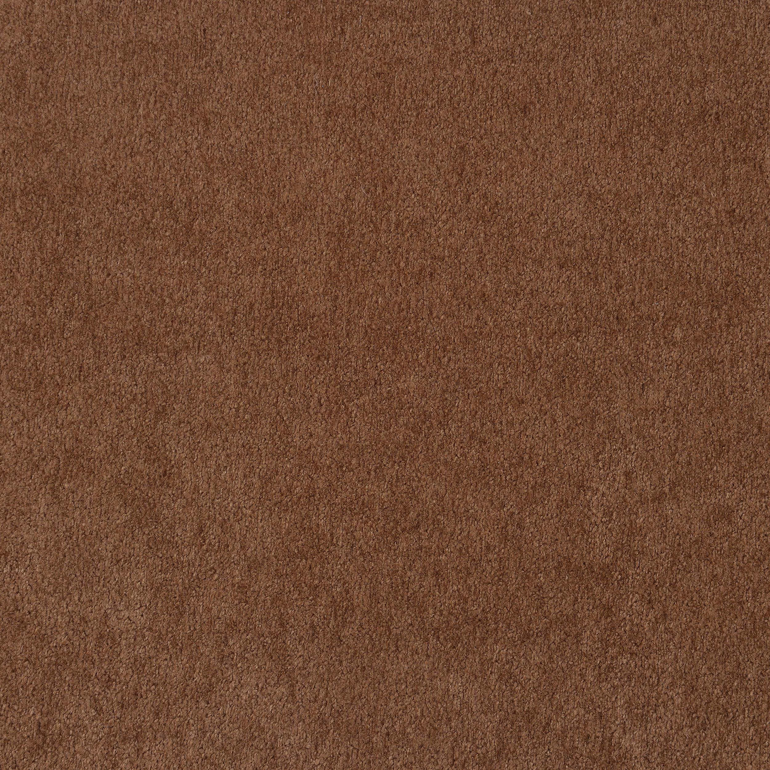 Selma Rust Velvet Crescent Arm Loveseat - Image 11