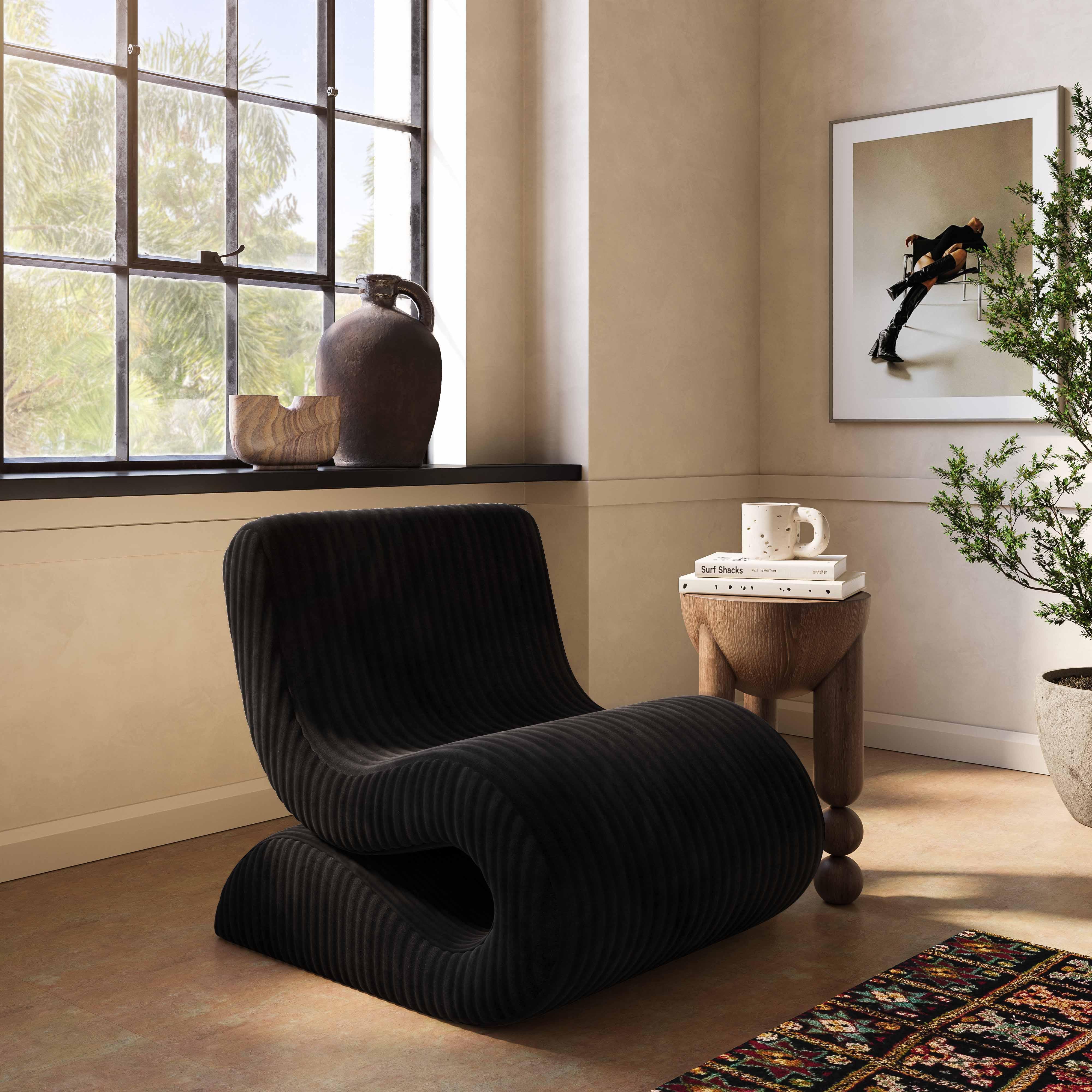 Senna Oversized Corduroy Accent Chair - Image 8