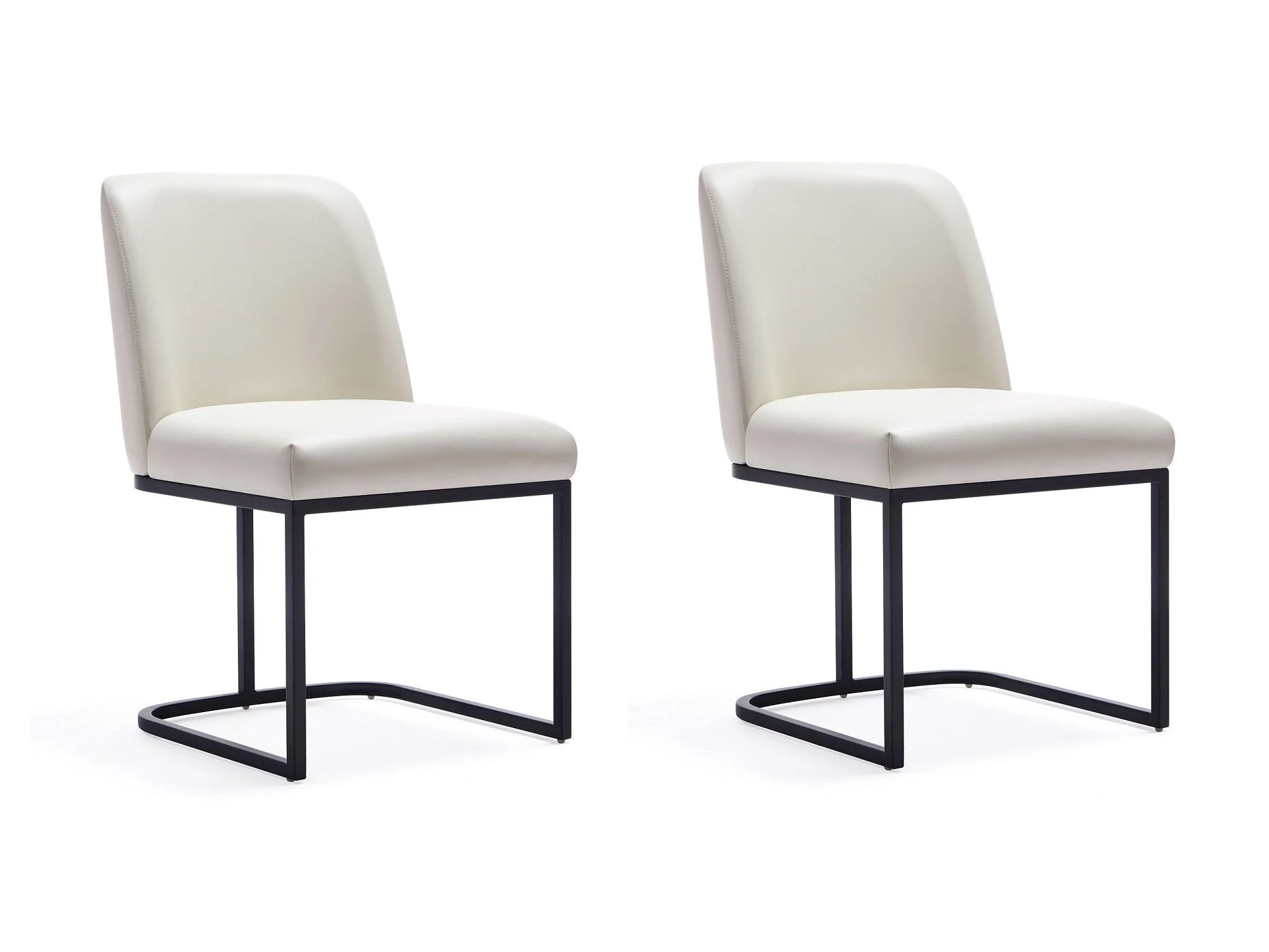 Serena Dining Chair in Cream (set of 2)