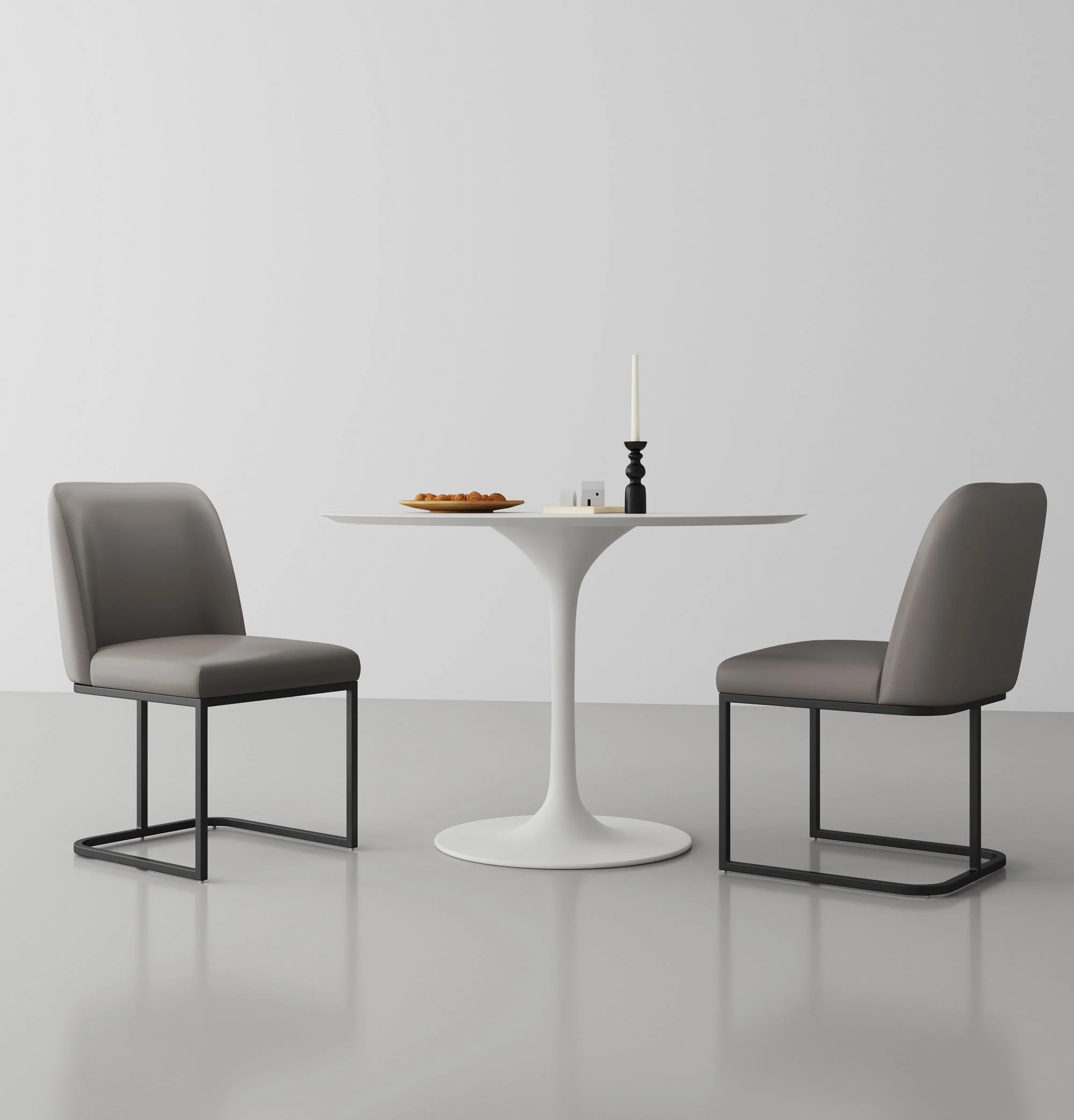 Serena Dining Chair in Grey - Image 2