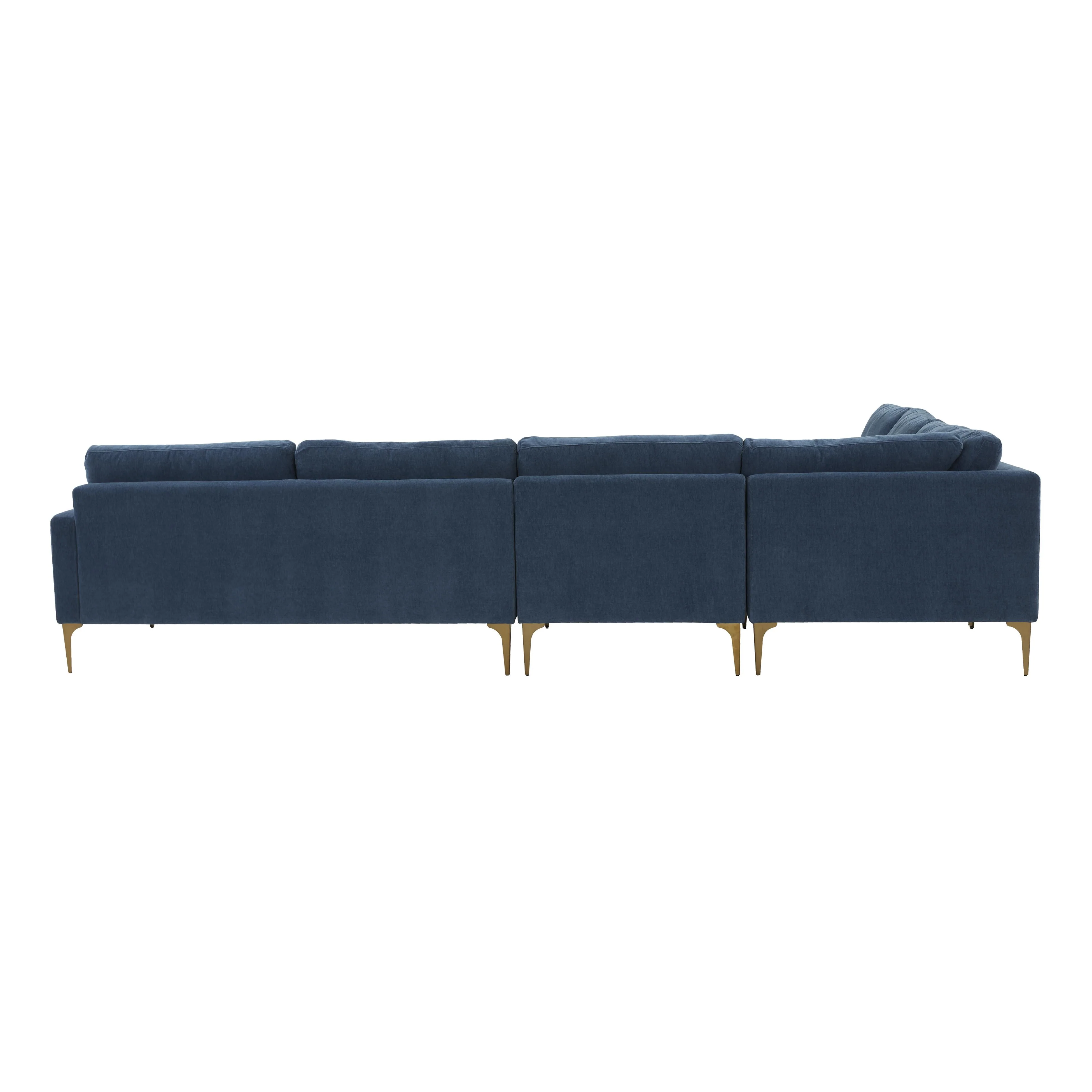 Serena Velvet Large L-Sectional - Image 11