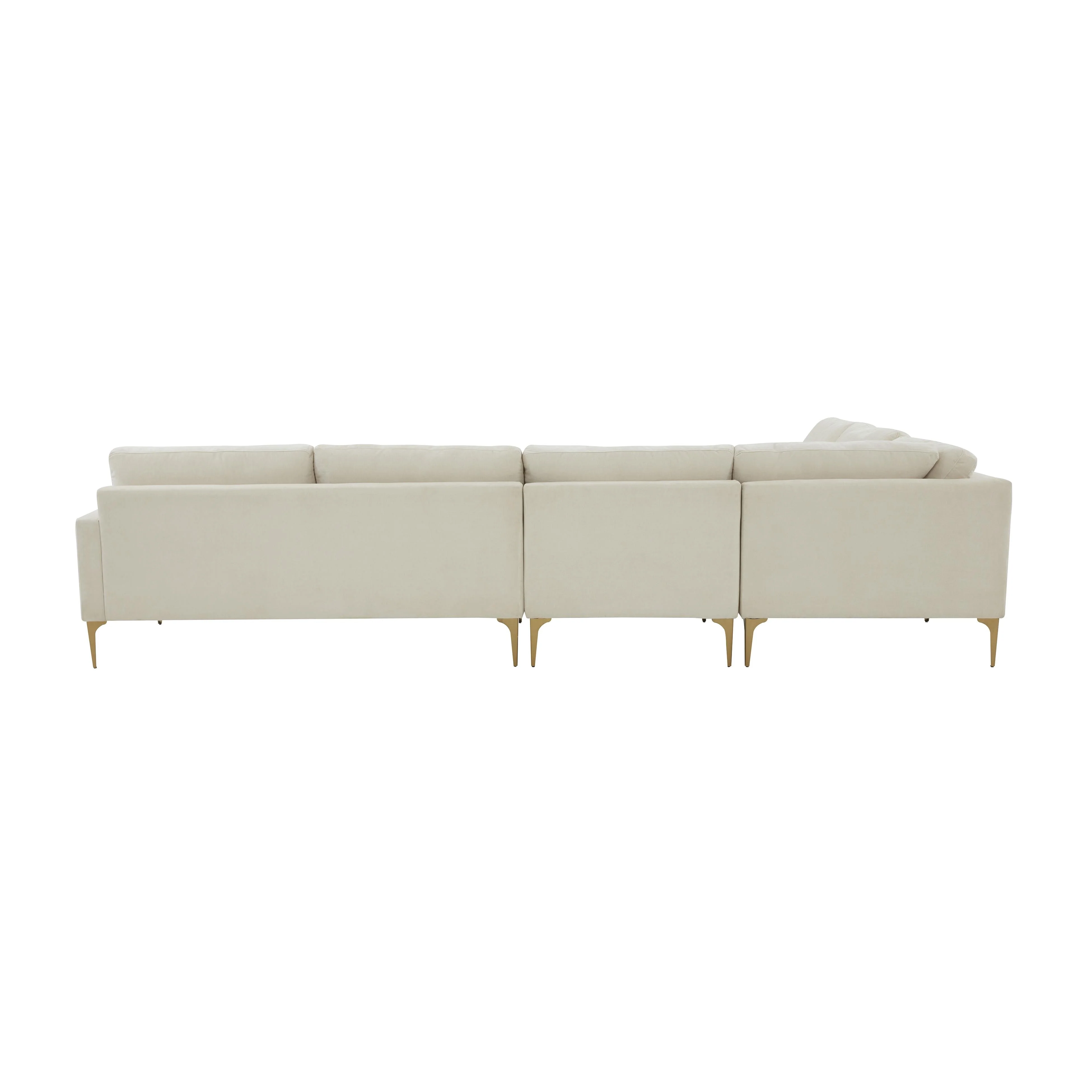 Serena Velvet Large L-Sectional - Image 5