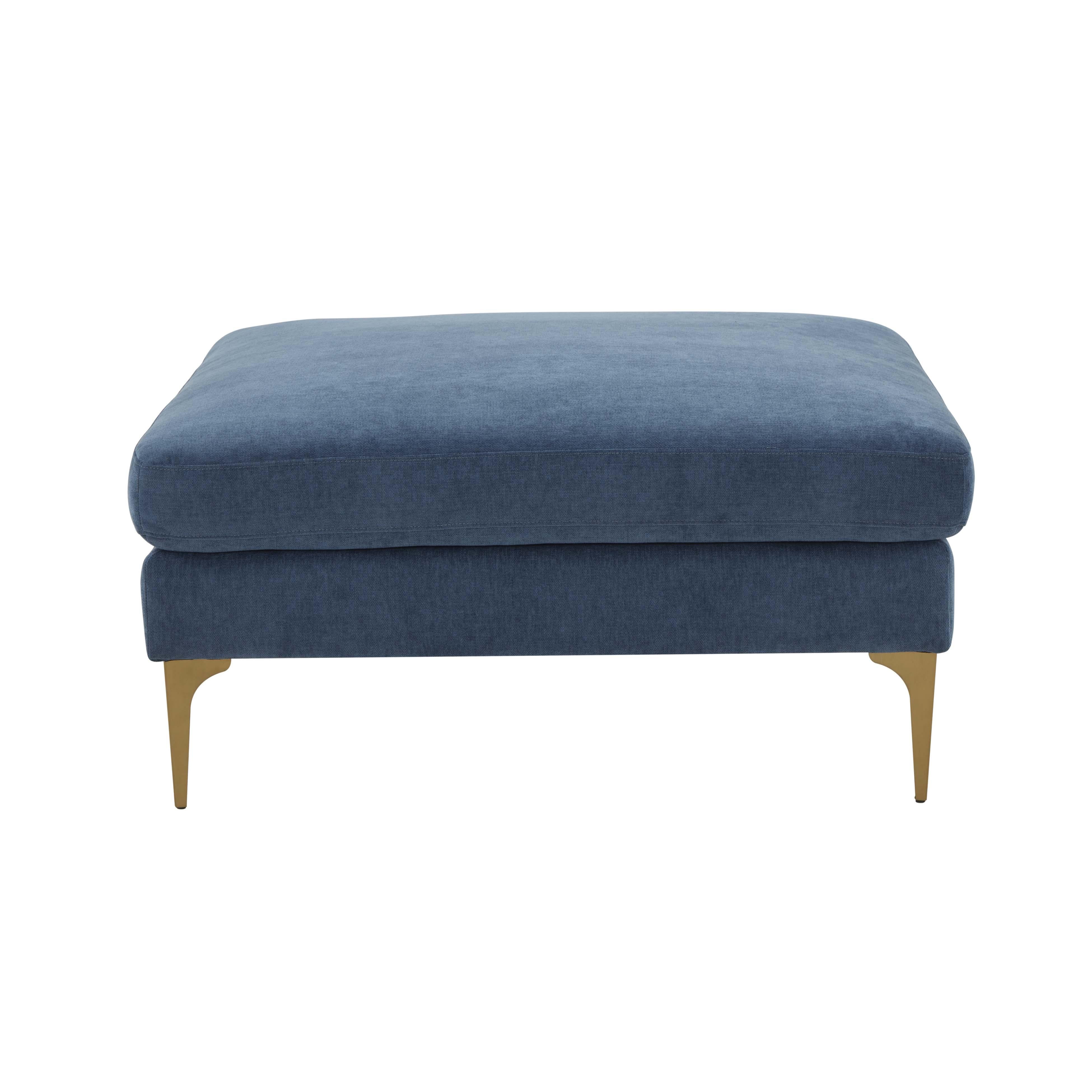 Serena Velvet Ottoman - Image 8