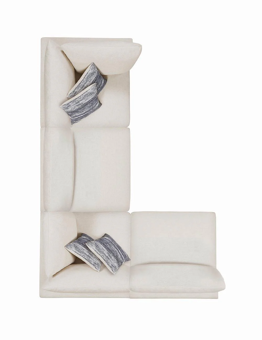 Serene Beige Upholstered Rectangular Ottoman - Image 8