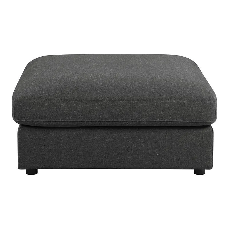 Serene Charcoal 6-Piece Upholstered Modular Sectional - Image 6