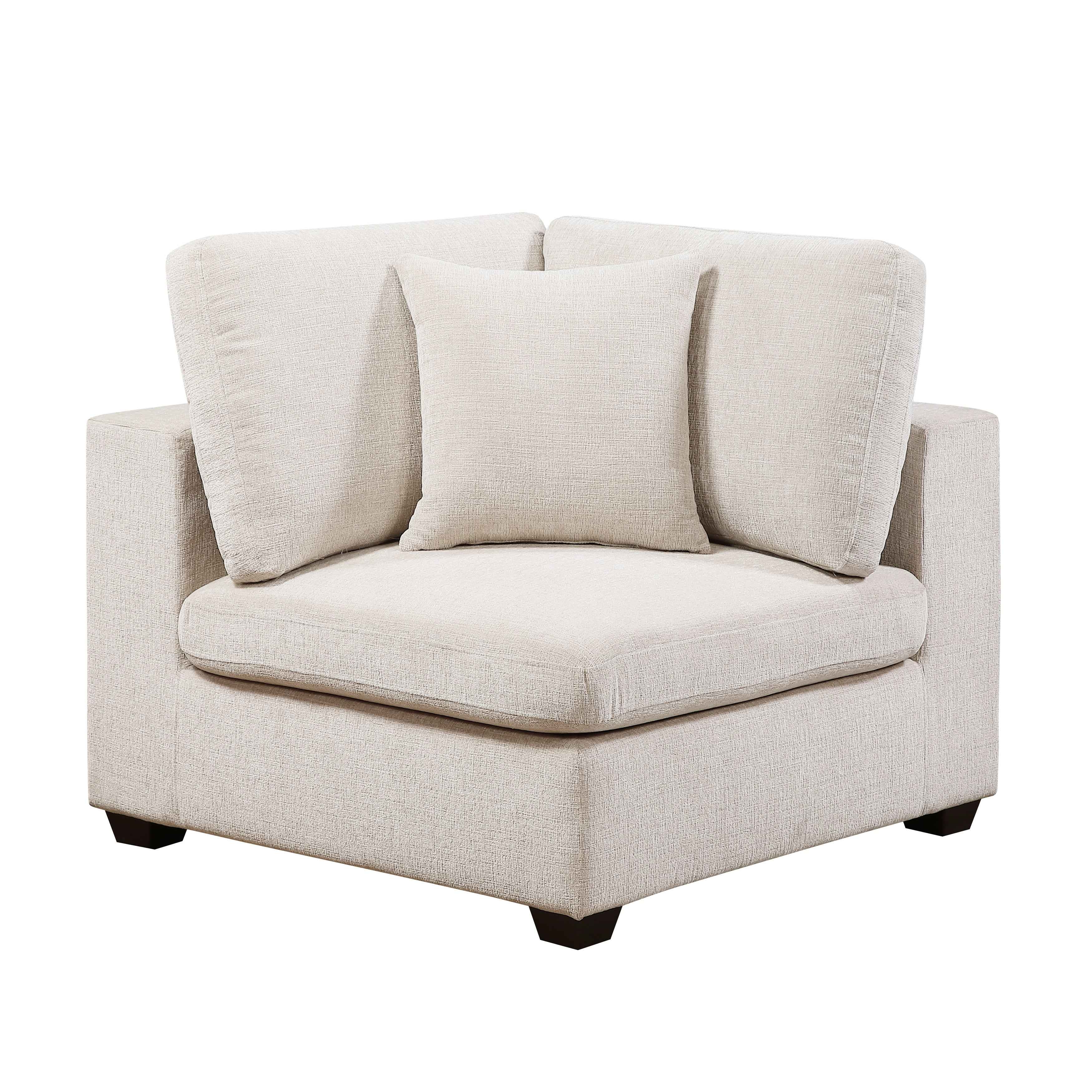 Serenity Beige 4-Piece Modular Sectional - Image 8