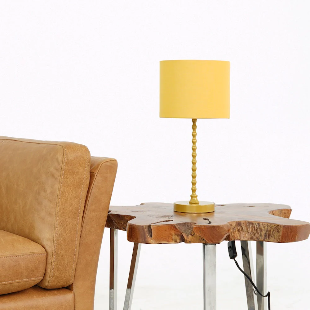 Sereno Table Lamp Ochre and Gold - Image 3