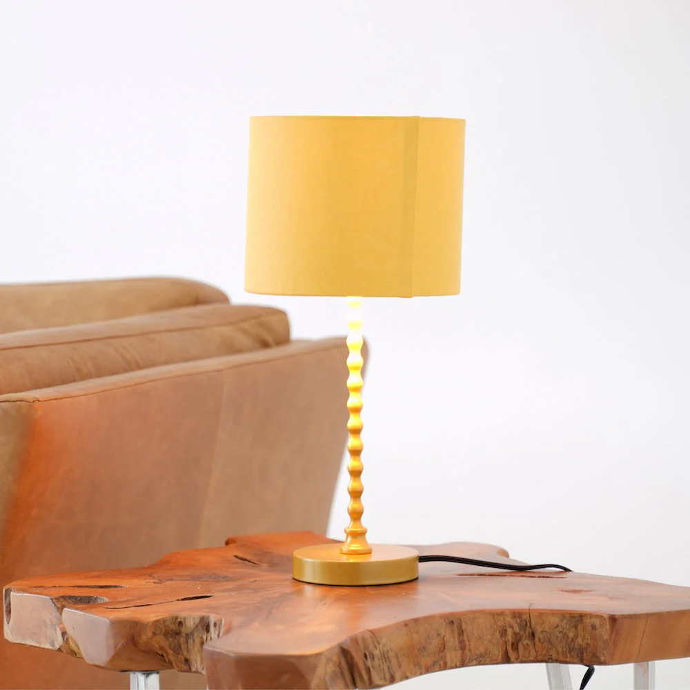 Sereno Table Lamp Ochre and Gold - Image 4