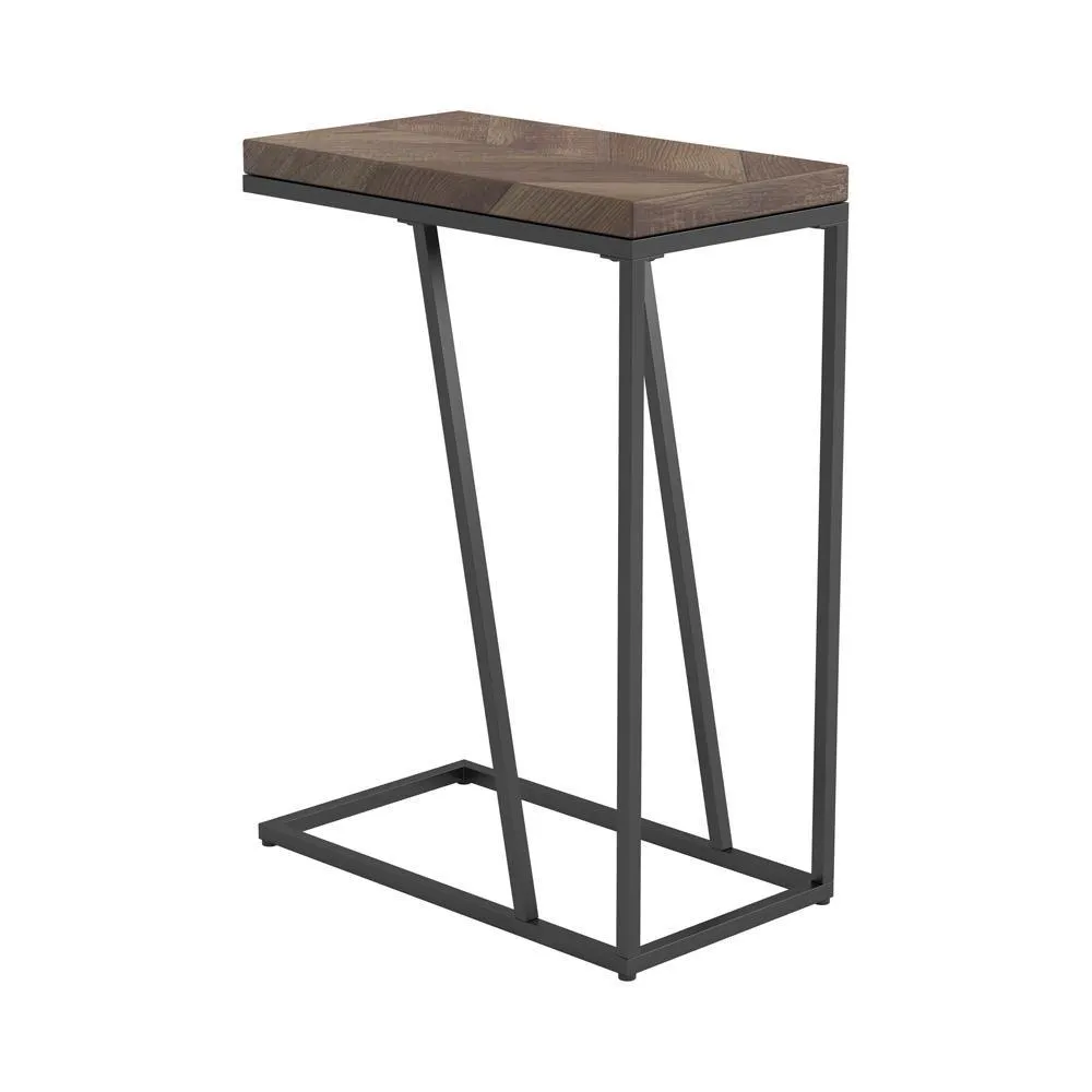 Sergio Tobacco Chevron Rectangular Accent Table - Image 2