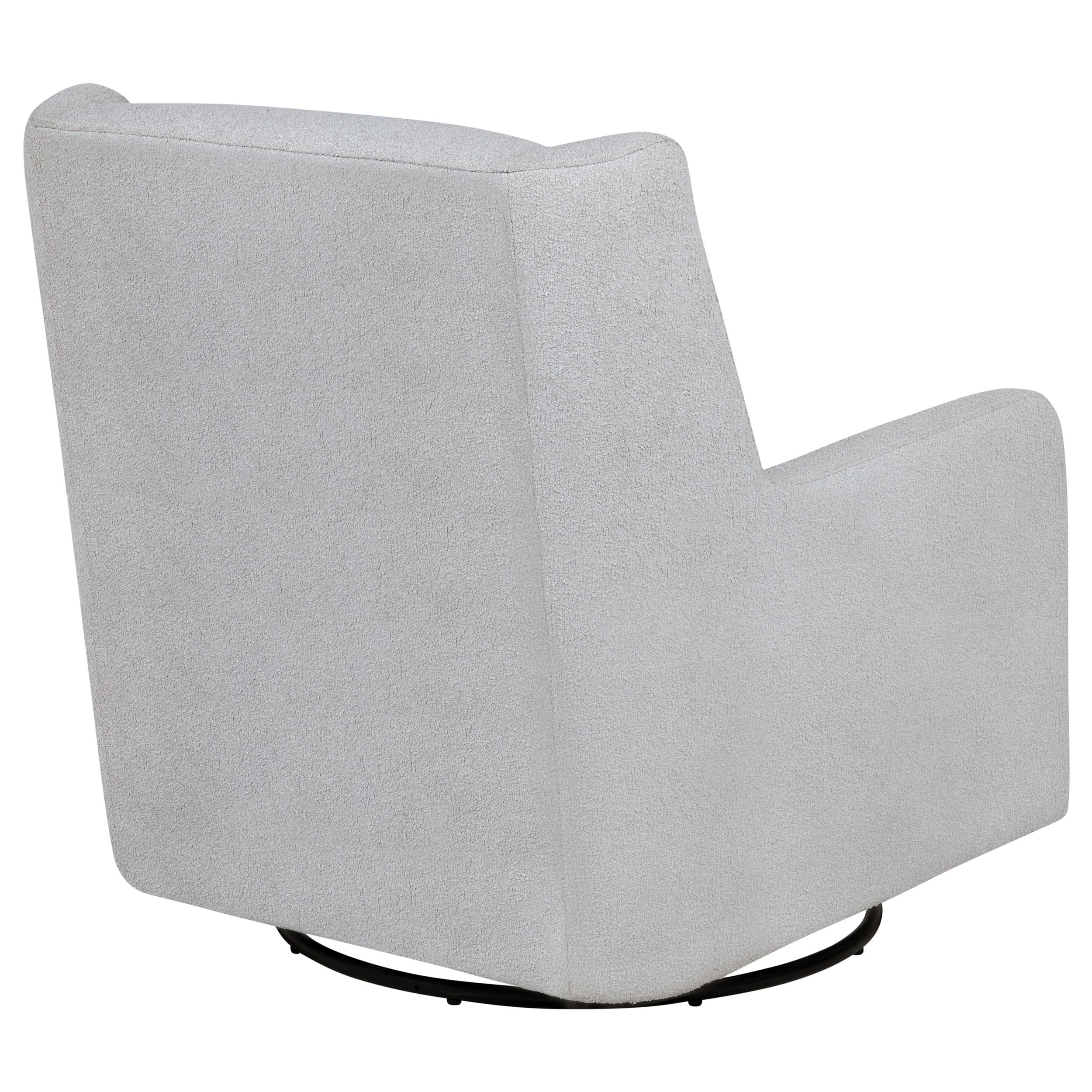 Serra Dove Boucle Swivel Glider Recliner - Image 7