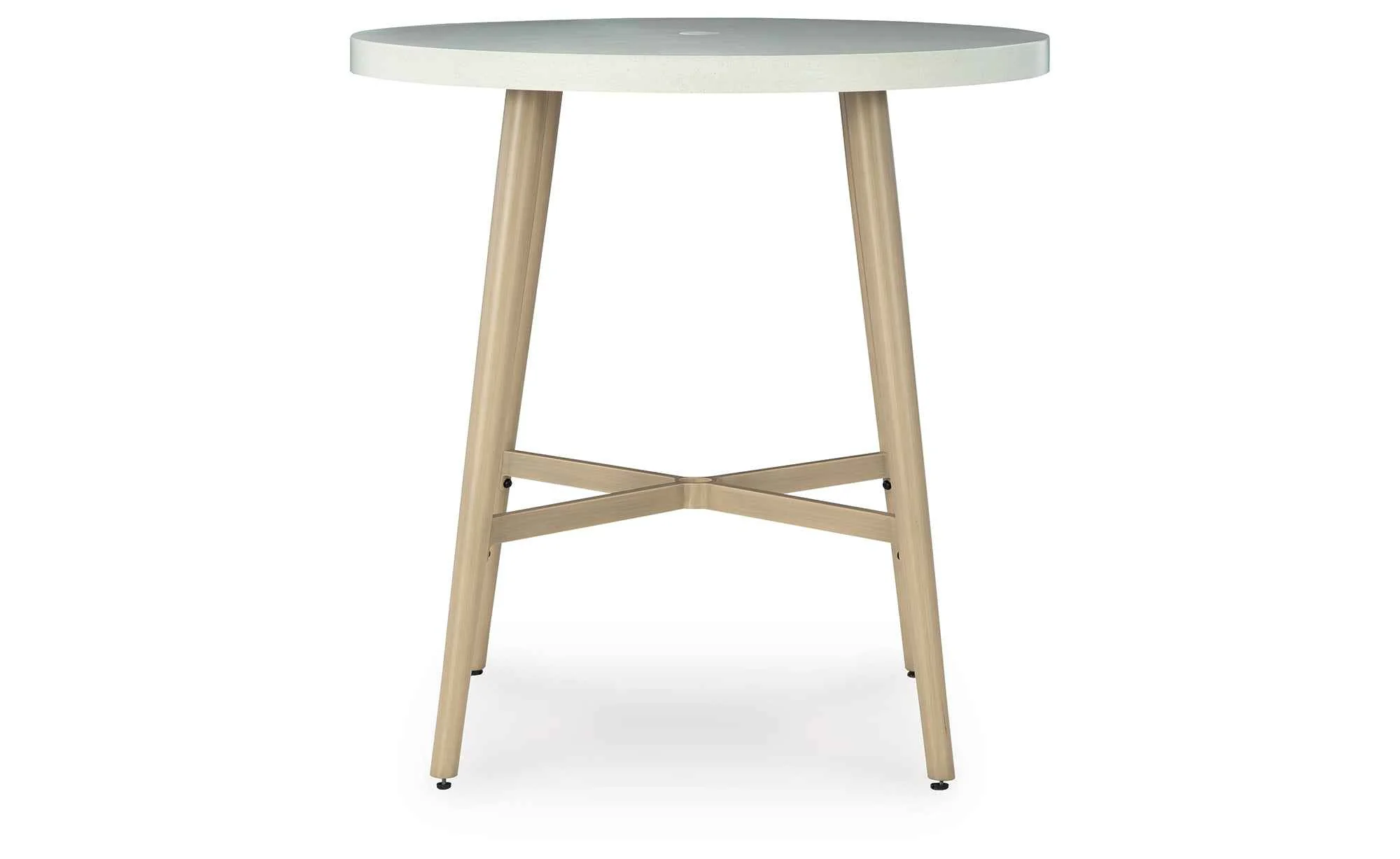 Seton Creek Beige Outdoor Bar Table - Image 7