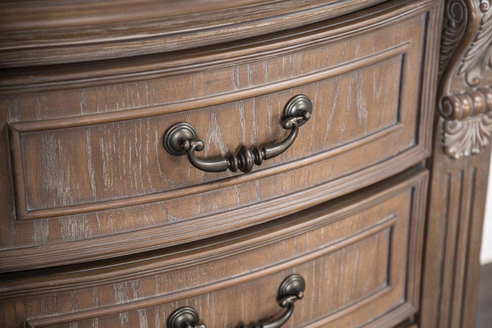 Seven Oaks Weathered Oak Night Stand - Image 2