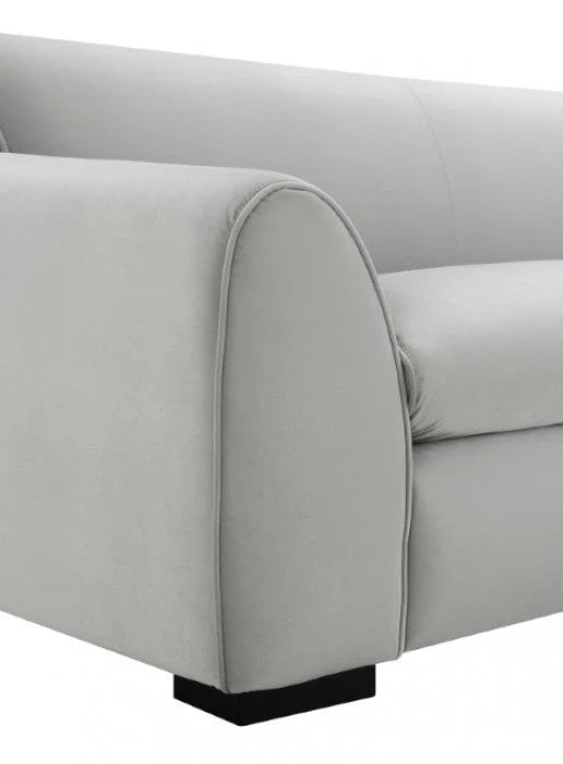 Severo Light Gray Upholstery Living Room Set - Image 4