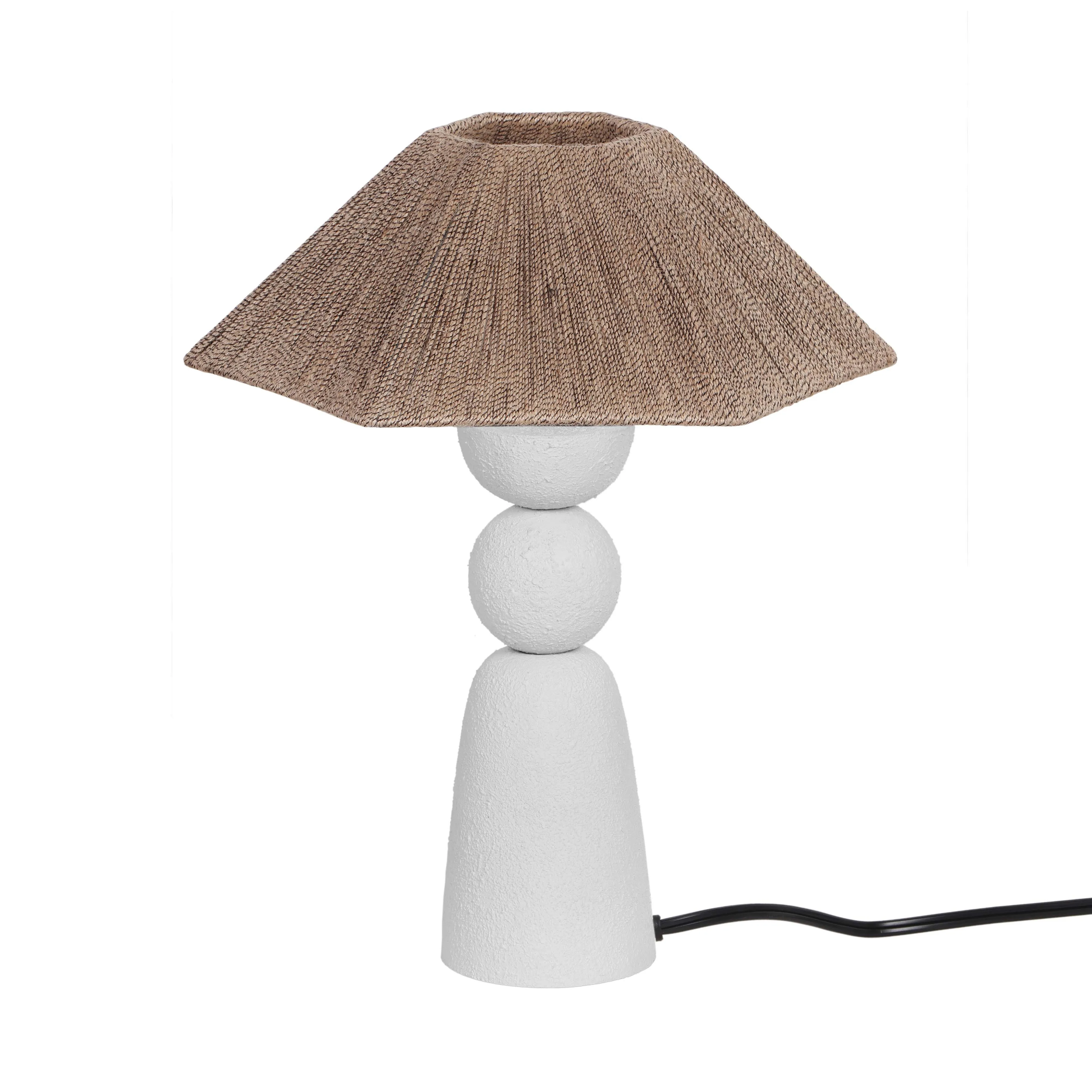 Shabby Natural Rope Table Lamp - Image 3