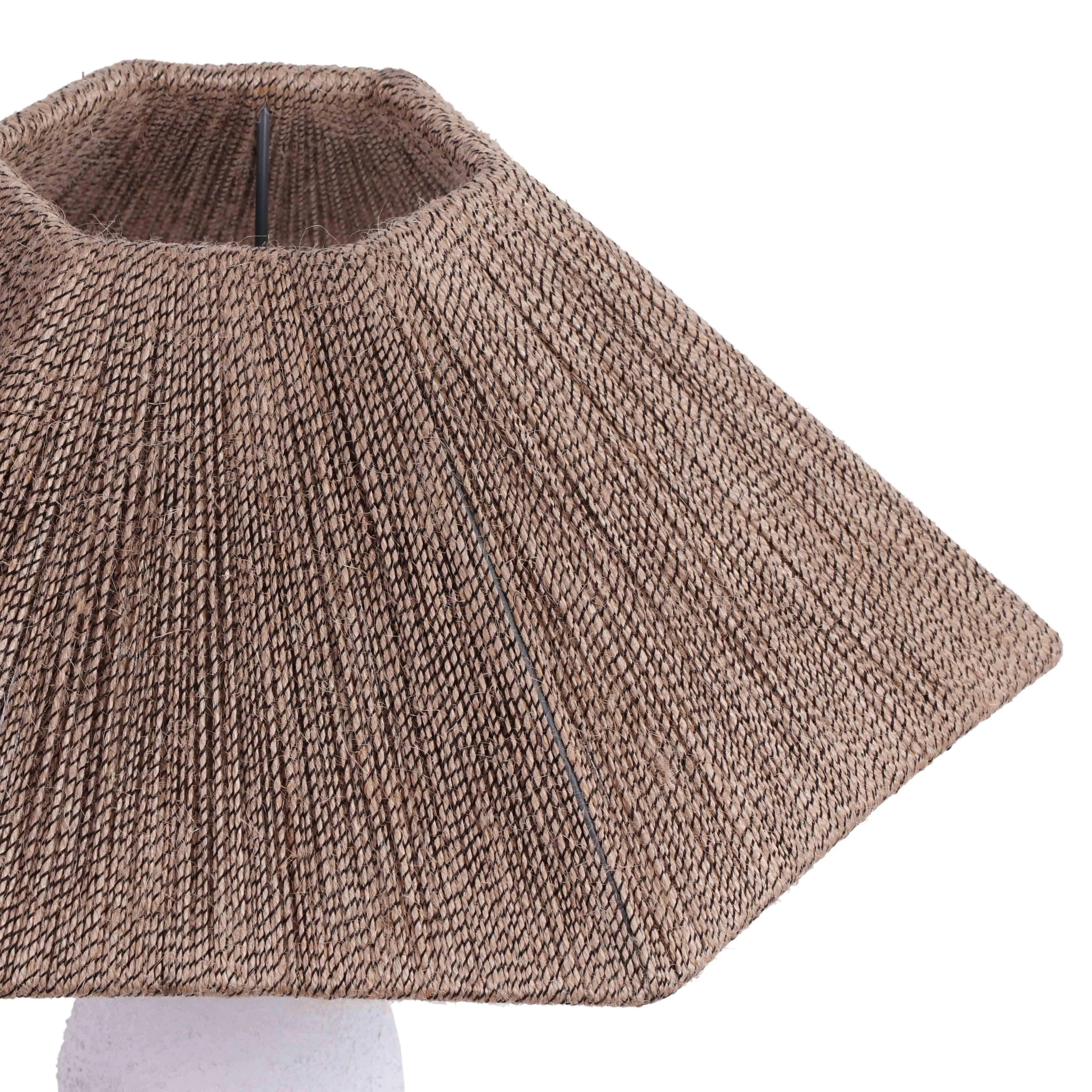 Shabby Natural Rope Table Lamp - Image 4