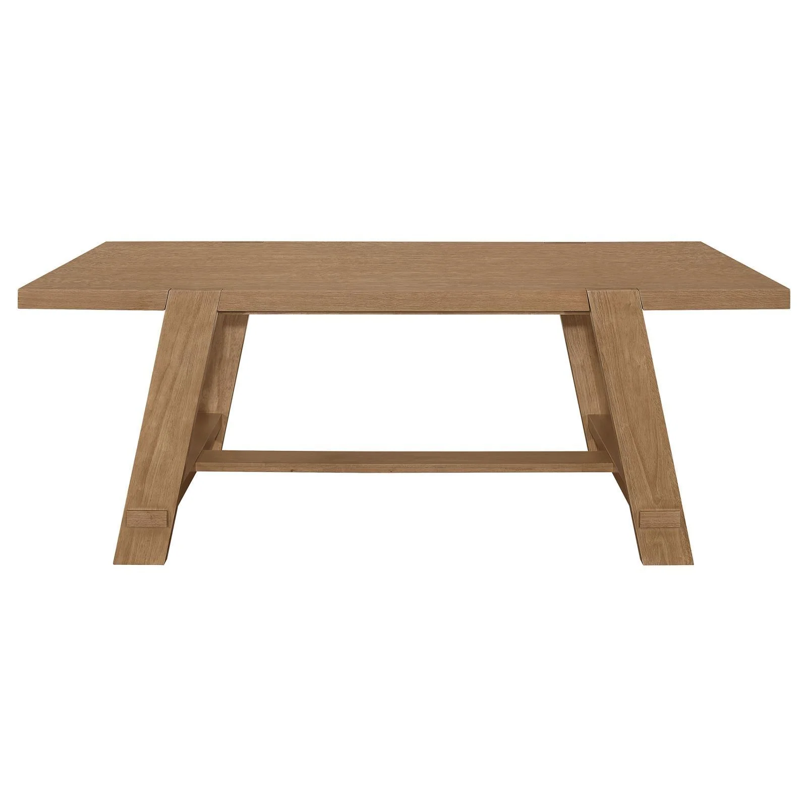 Sharon Blue/Brown 5-Piece Rectangular Trestle Base Dining Set - Image 3