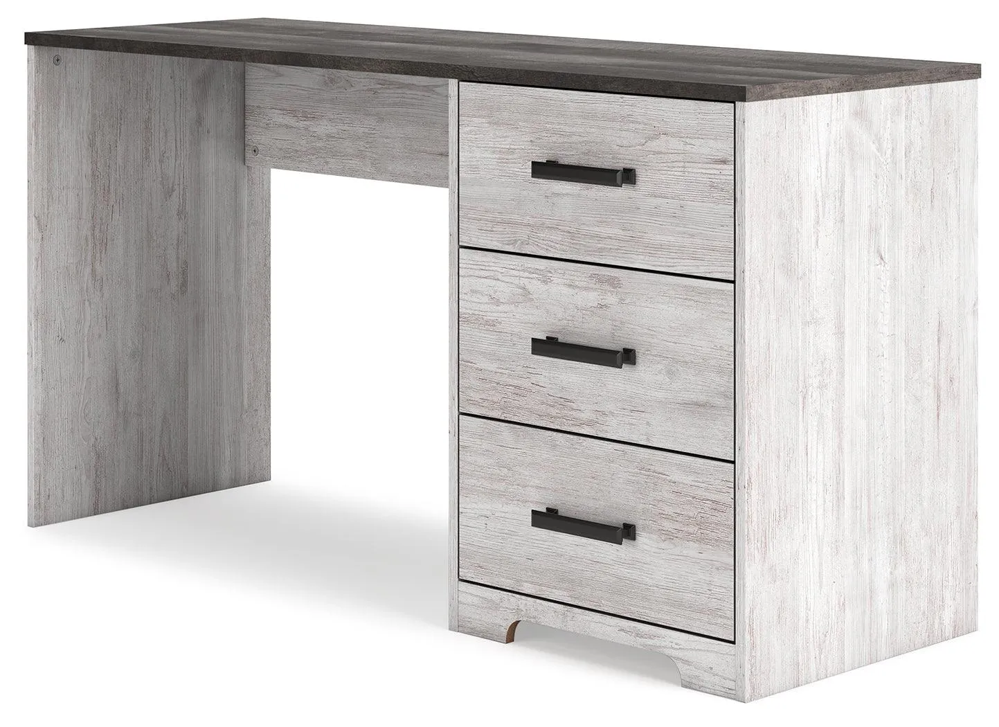 Shawburn White/Dark Charcoal Gray 54" Home Office Desk - Image 2