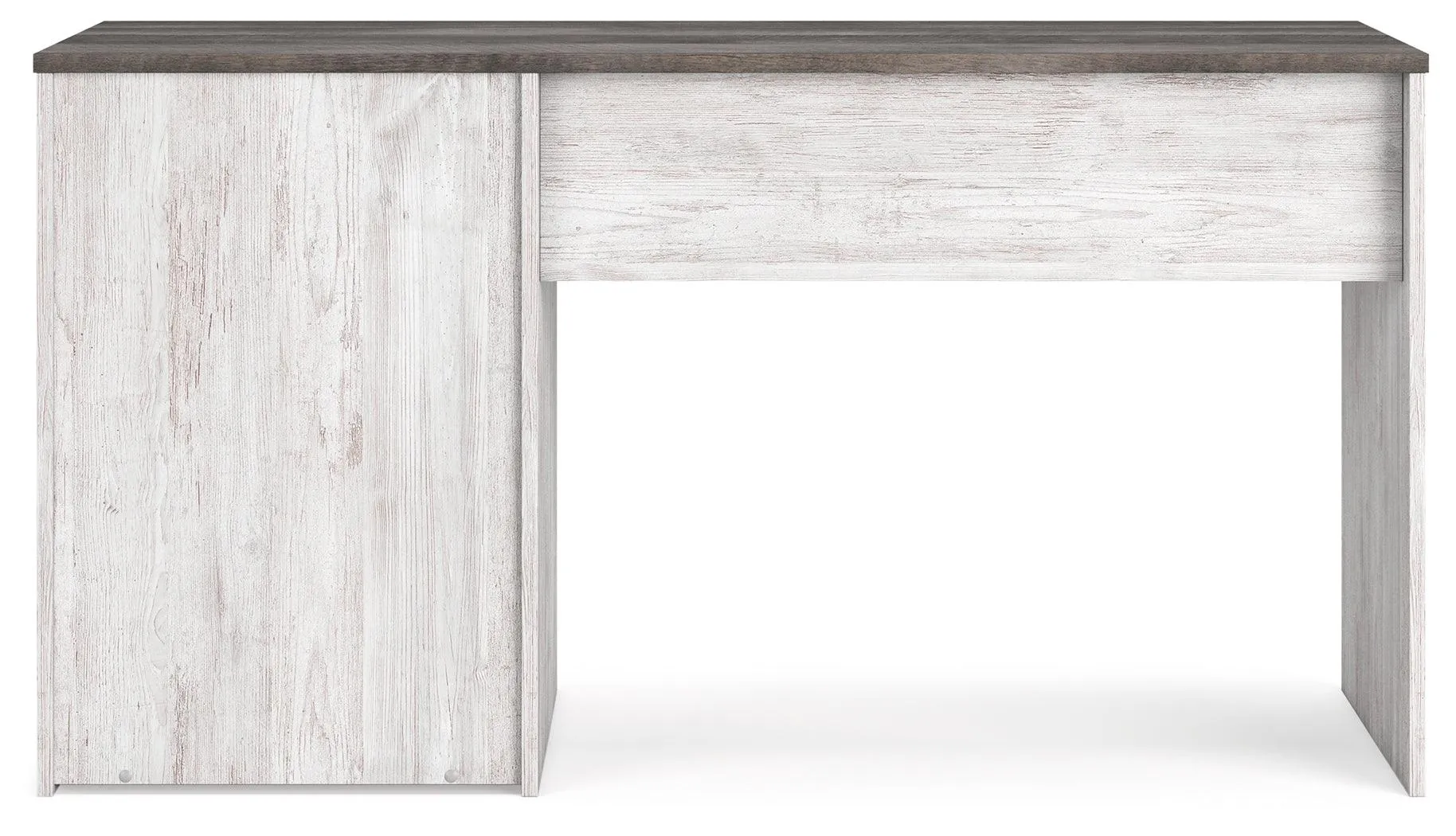 Shawburn White/Dark Charcoal Gray 54" Home Office Desk - Image 4