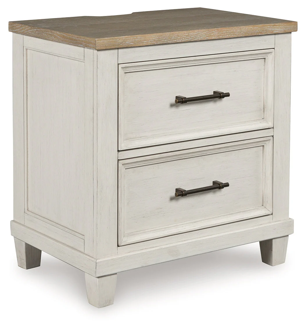 Shaybrock Antique White/Brown Panel Bedroom Set - Image 19