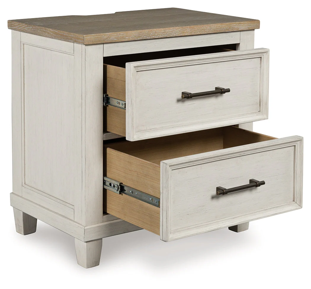 Shaybrock Antique White/Brown Panel Bedroom Set - Image 20