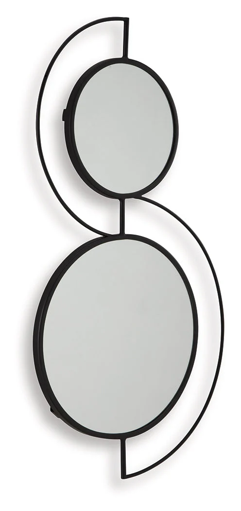 Shayham Black Accent Mirror - Image 3