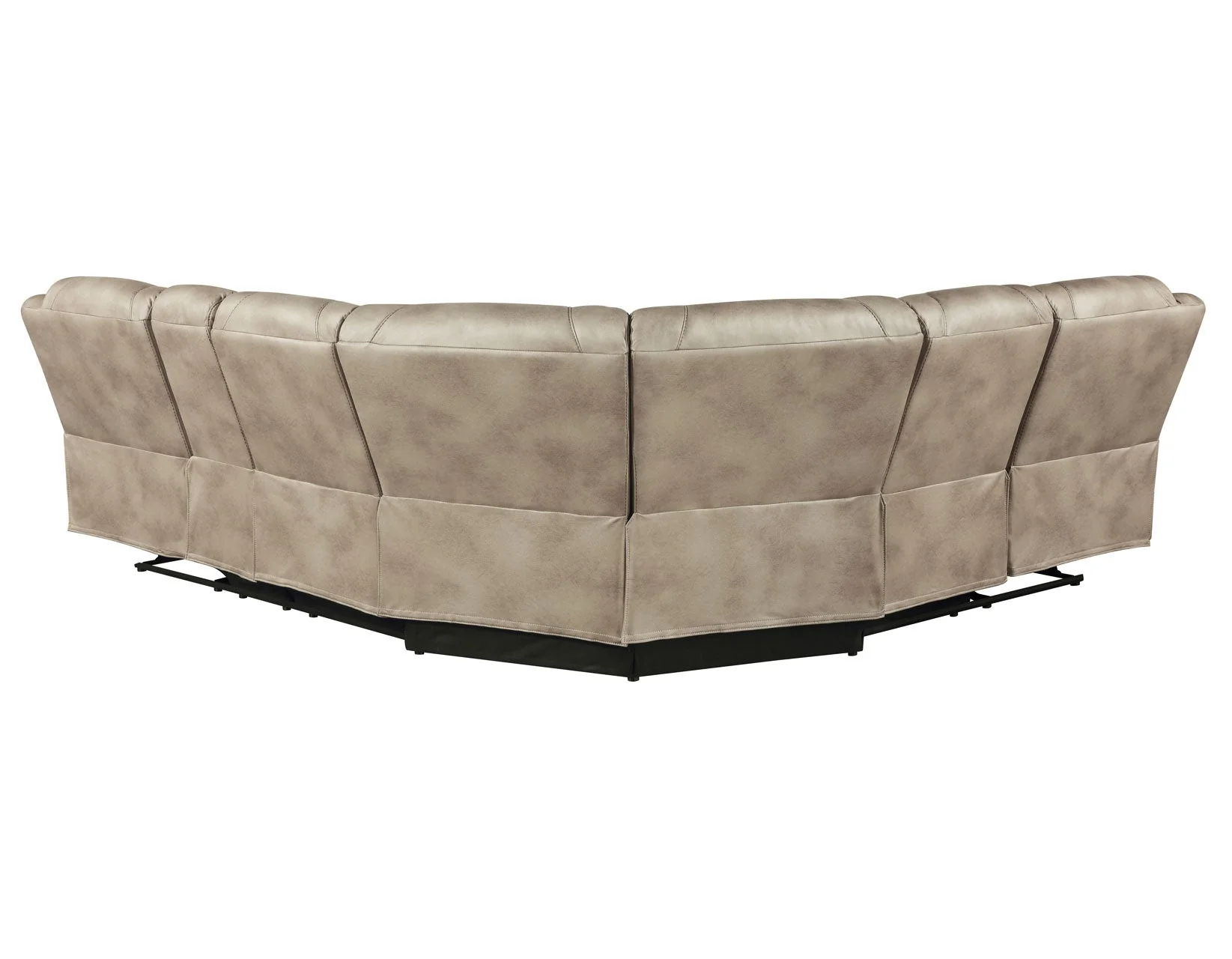 Shelton Brown 3-Piece Manual Reclining Sectional - Image 8