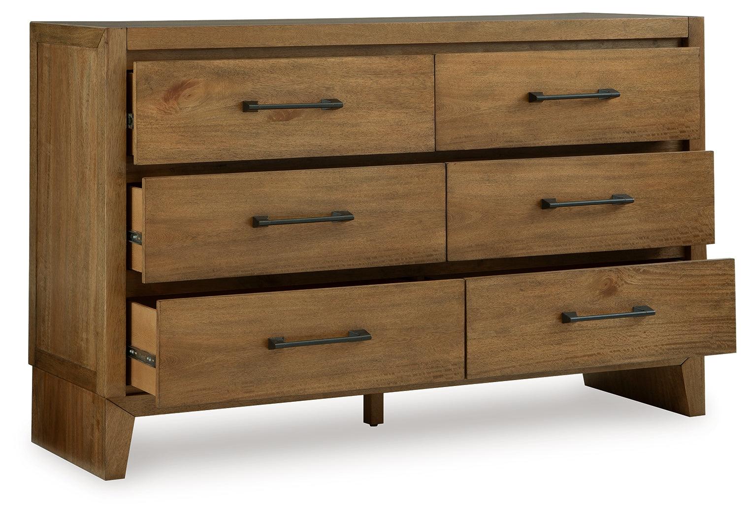 Sherbana Light Brown Dresser - Image 2