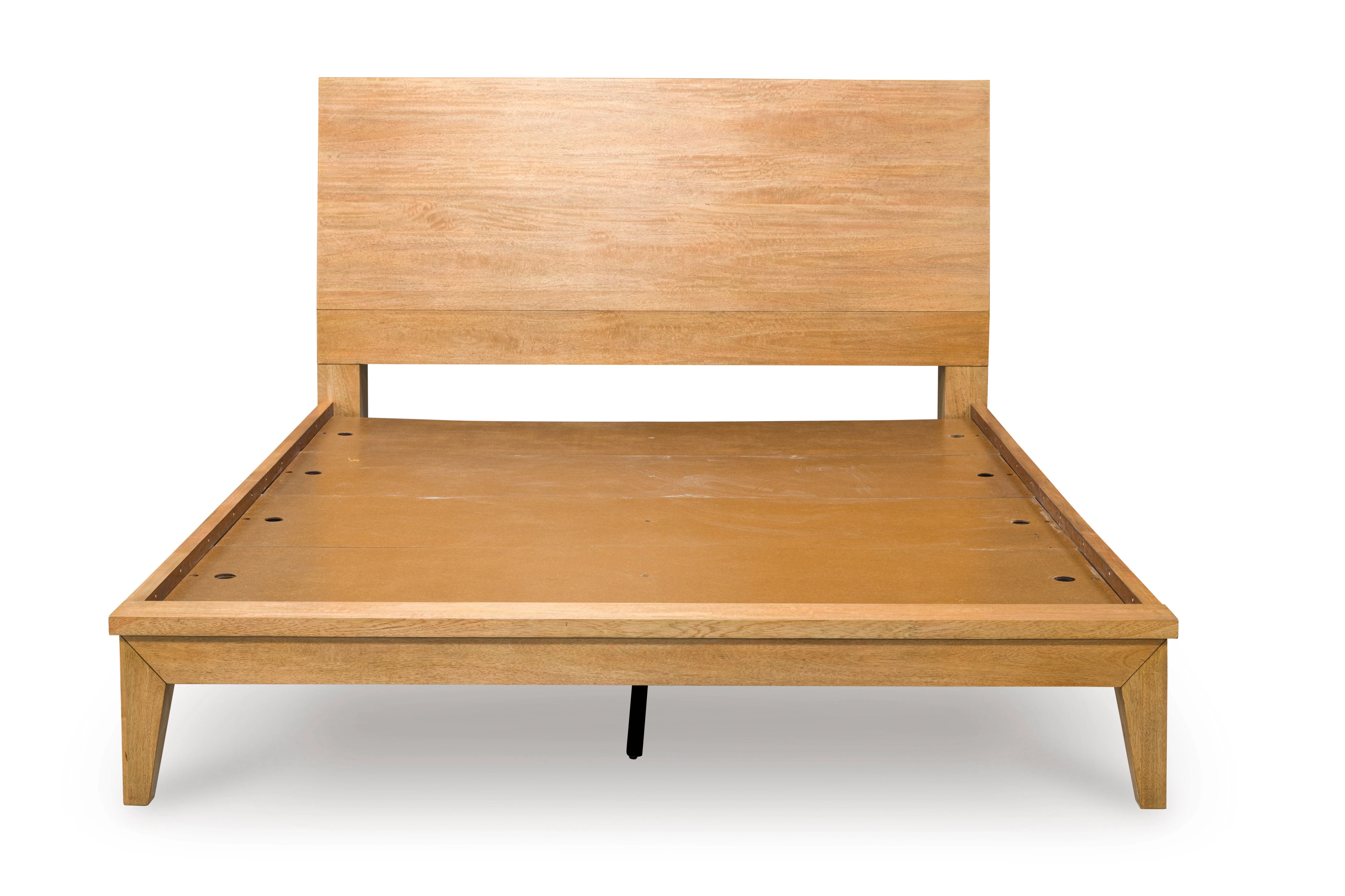 Sherbana Light Brown King  Platform Bed - Image 3