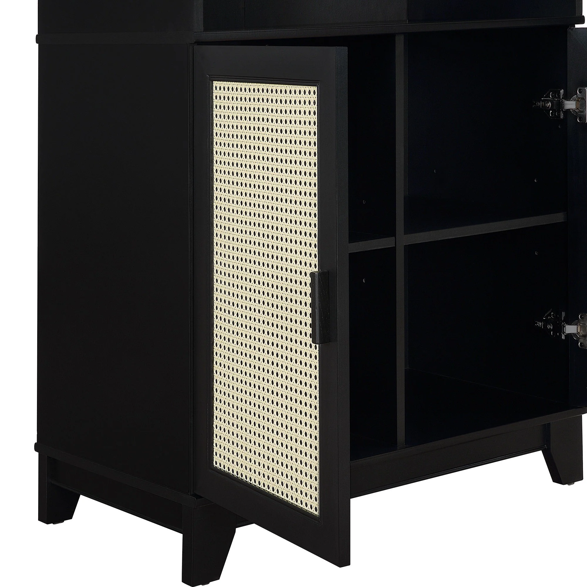 Sheridan Bookcase Cabinet in Black - Image 6