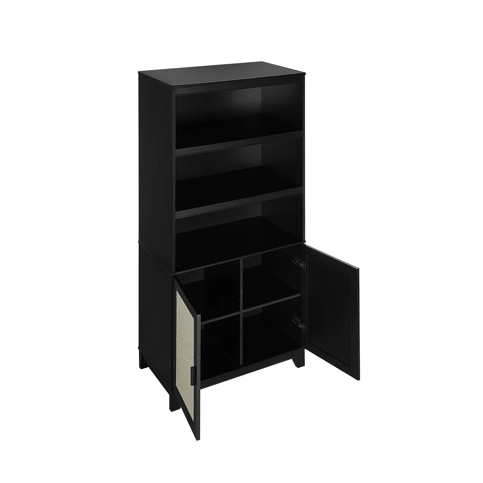 Sheridan Bookcase Cabinet in Black (set of 2) - Image 4