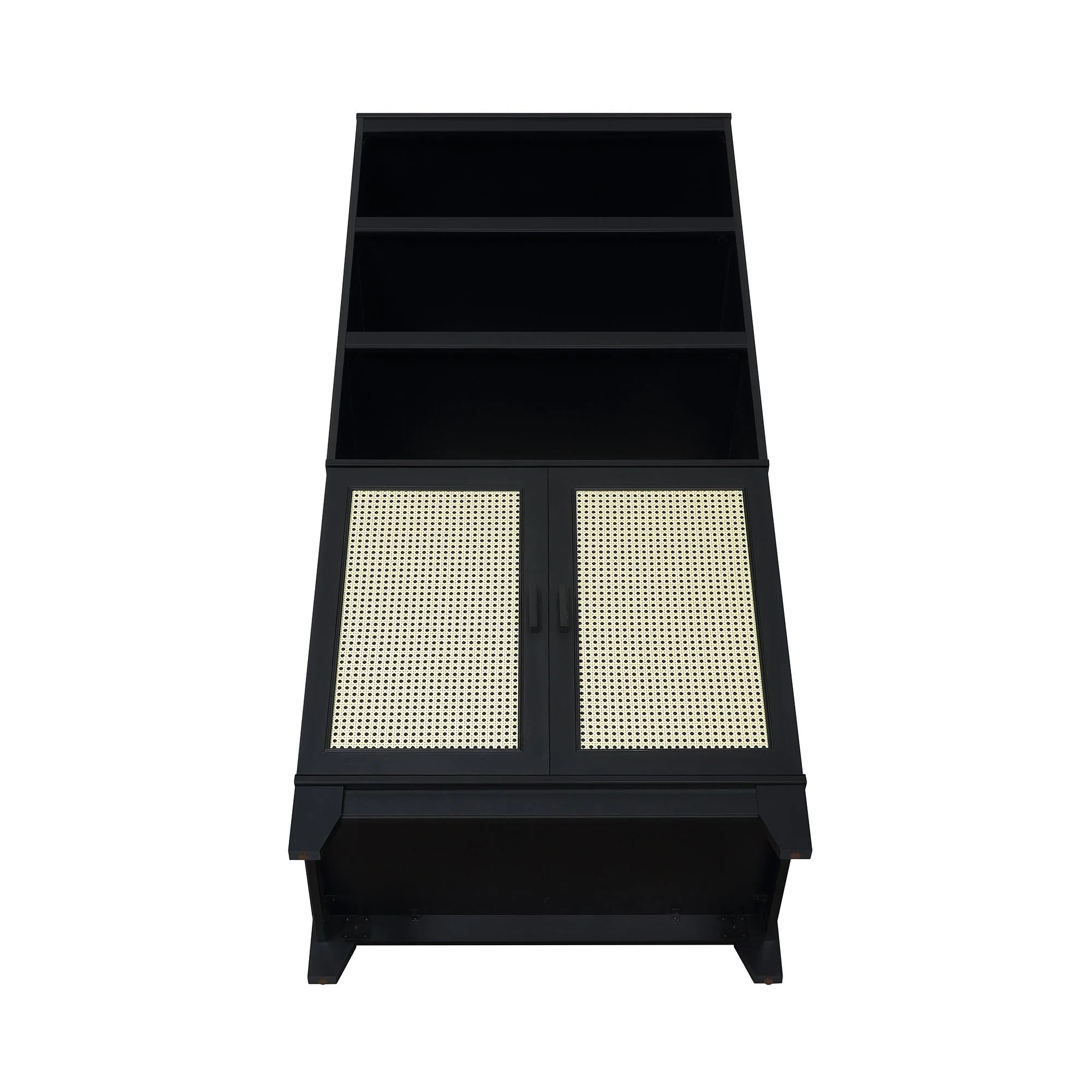 Sheridan Bookcase Cabinet in Black (set of 2) - Image 8