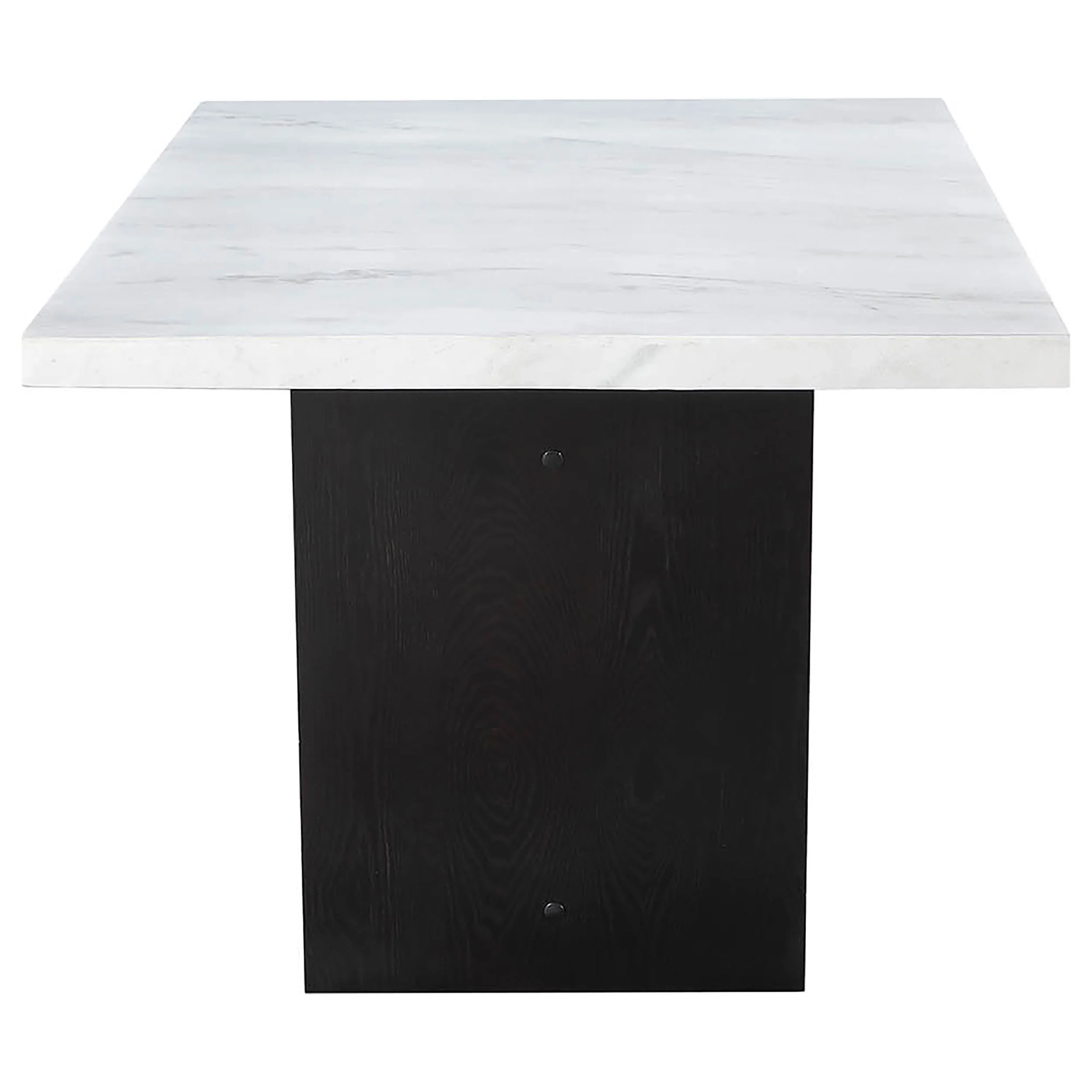 Sherry Gray 7-Piece Rectangular Marble Top Dining Table Set - Image 5